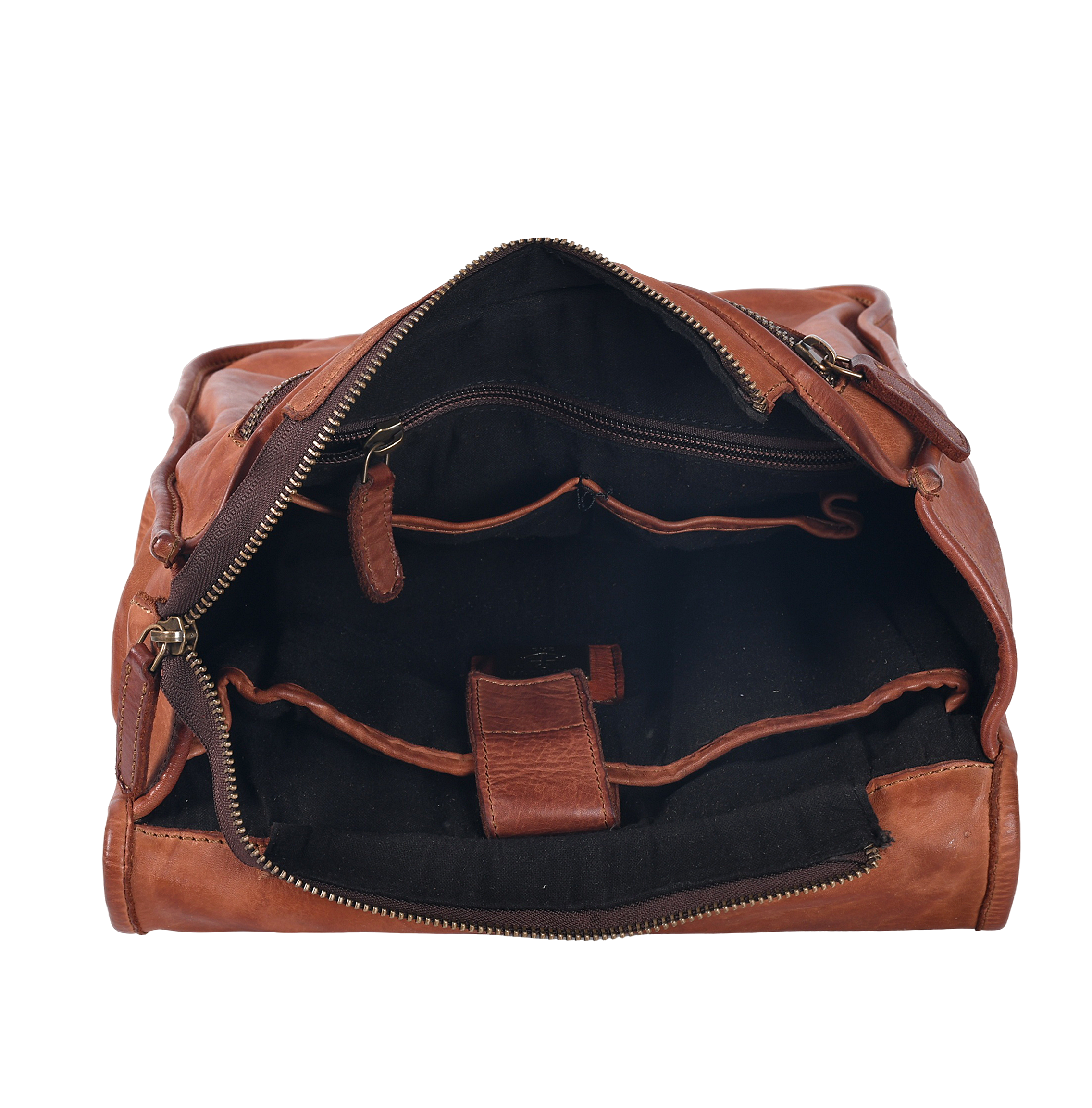HARBOUR 2nd Cityrucksack »Remy« gewaschenes Rindleder