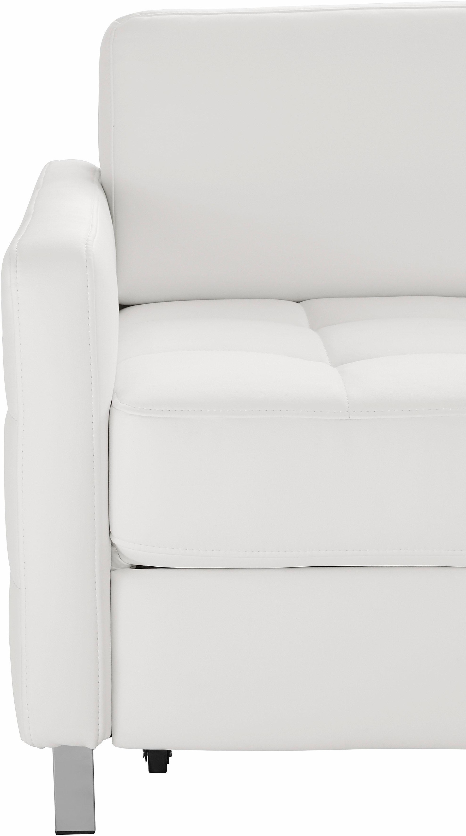 sit&more Ecksofa »Pablo L-Form«, wahlweise mit Bettfunktion und Bettkasten