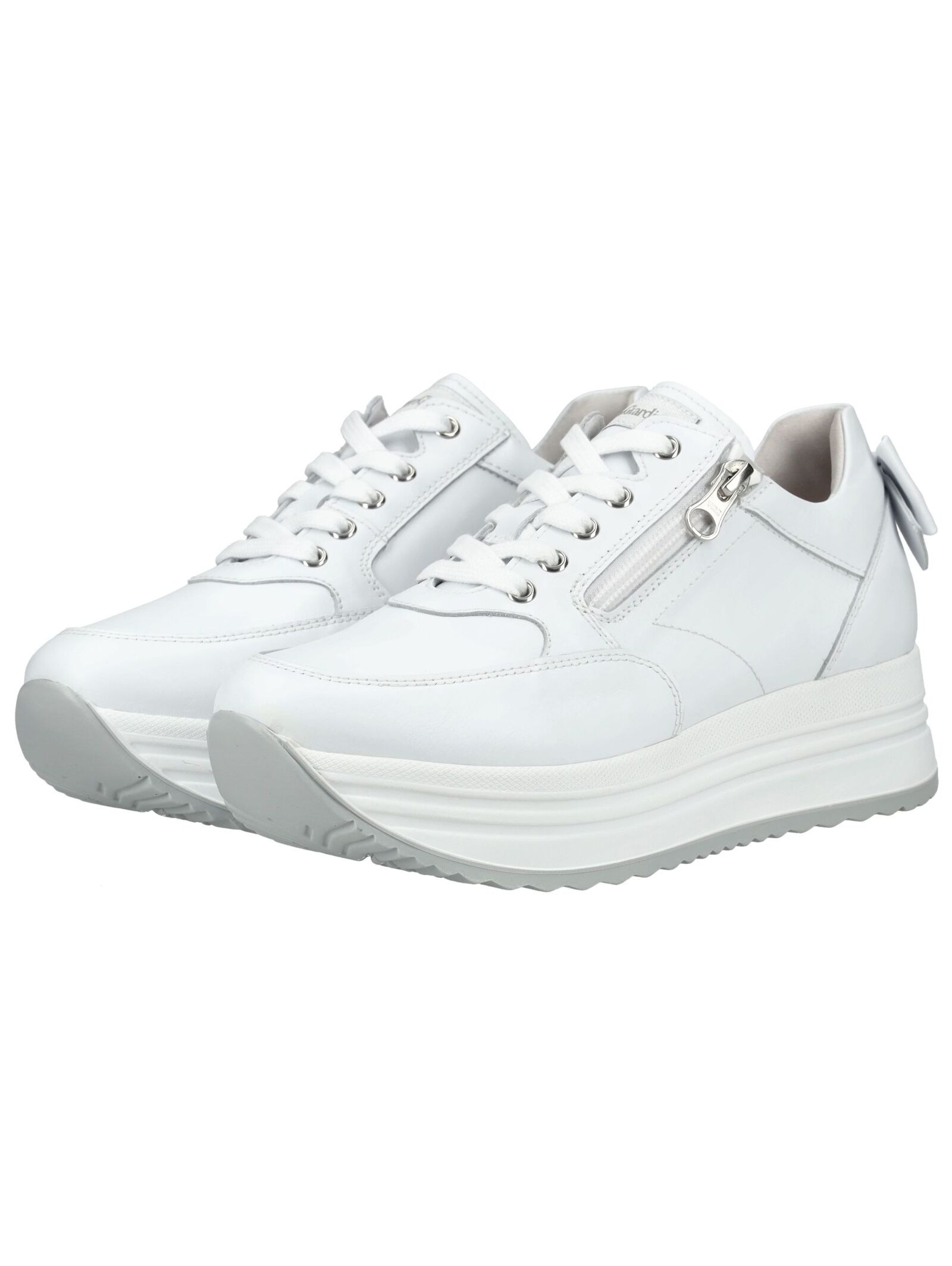 Nero Giardini Platform Sneaker White Leather 3