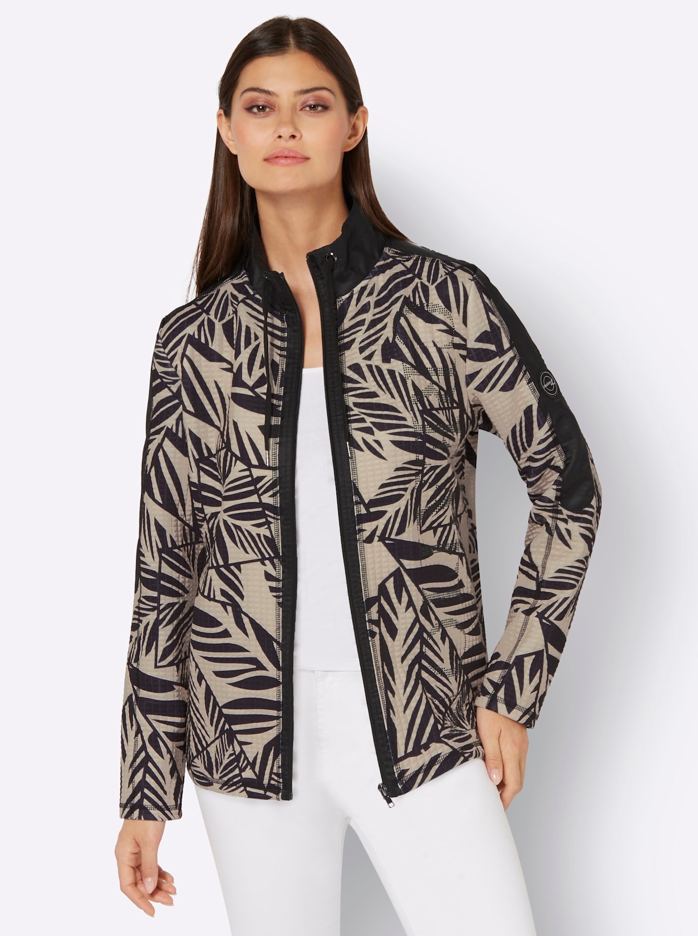 creation L Shirtjacke "Jersey-Jacke", 1 Stk. günstig online kaufen