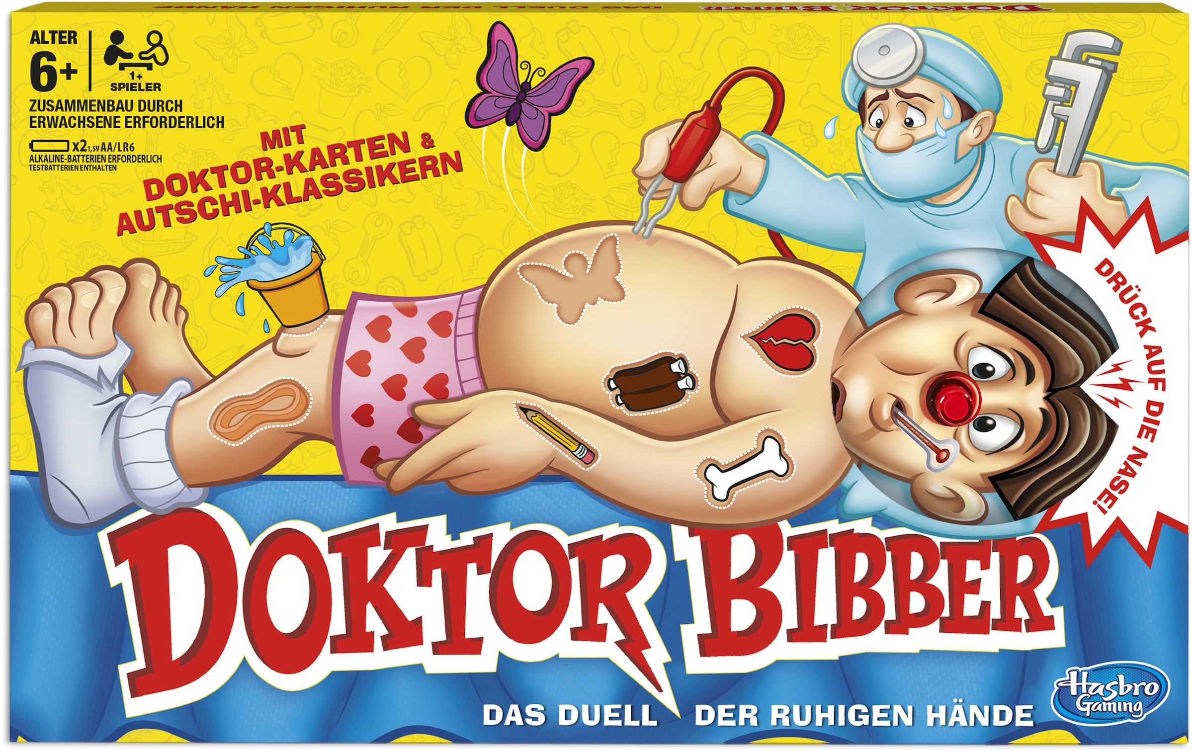 Hasbro Spiel »Hasbro Gaming, Doktor Bibber«, Made in Europe