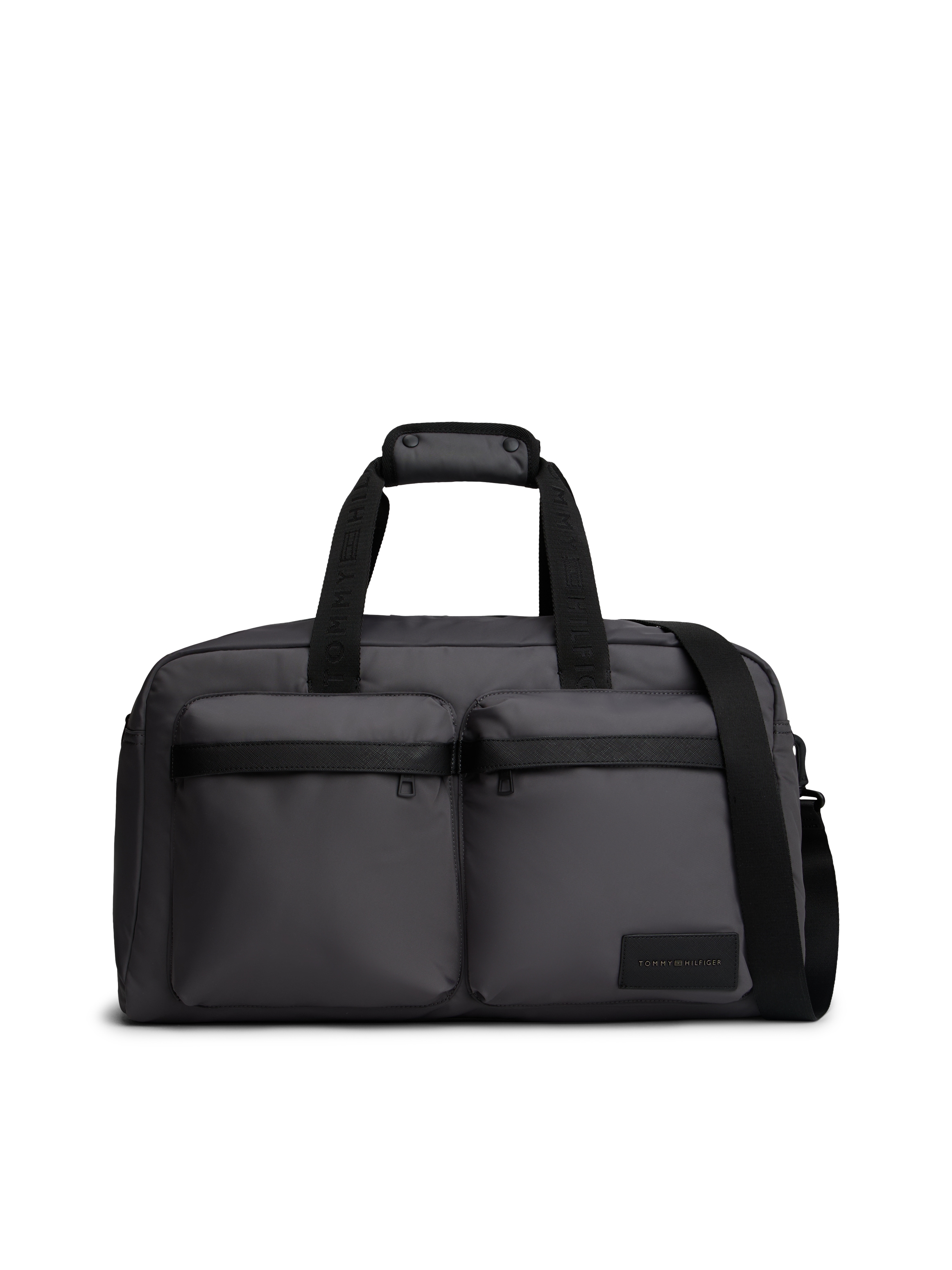 Tommy Hilfiger Weekender "TH REPREVE DUFFLE", Men Umhängetasche, Reistasche, Urlaubstasche mit Logo-Aufnäher