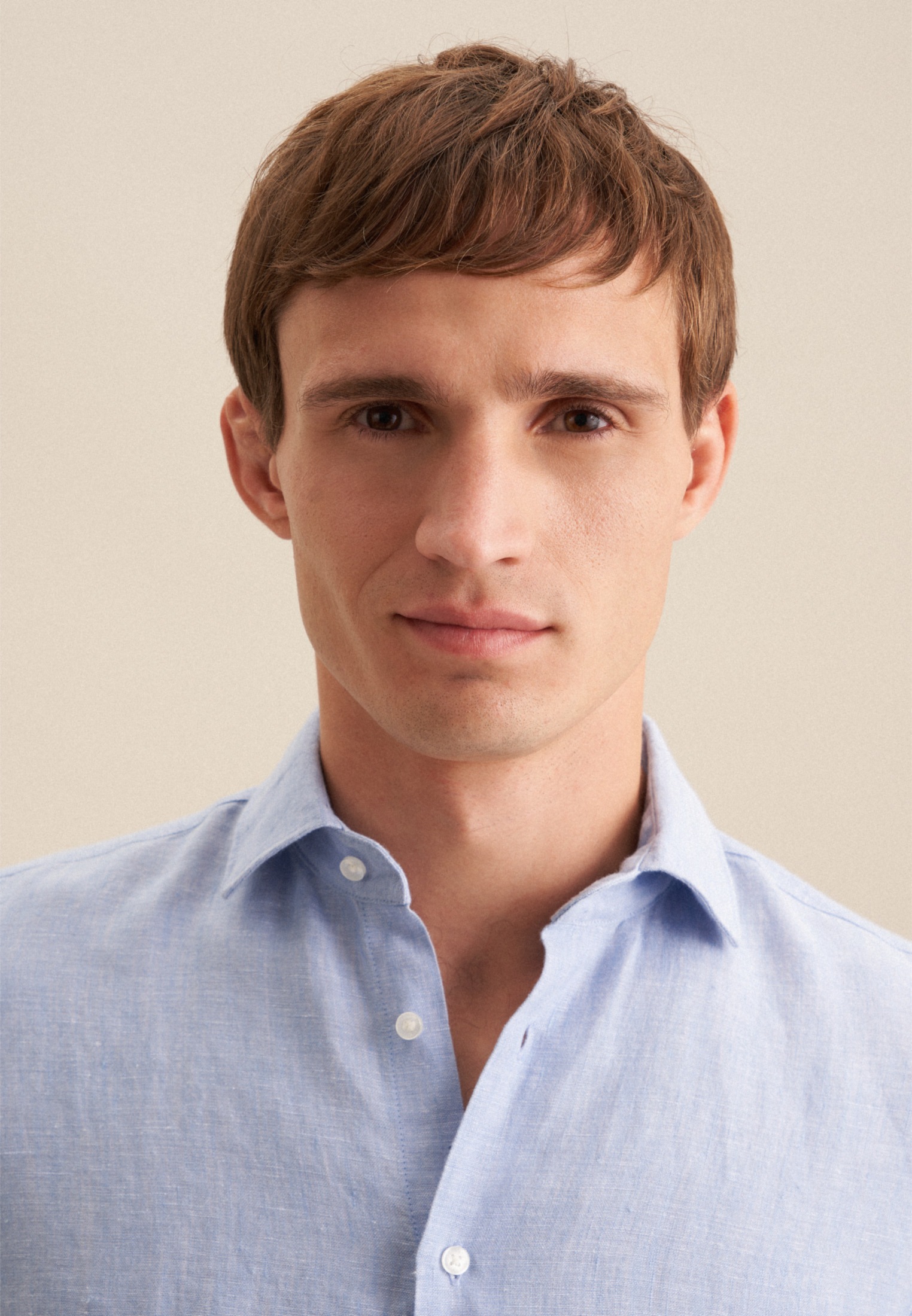 Thumbnail - seidensticker Businesshemd "Slim" Slim 1/1 Kentkragen Uni