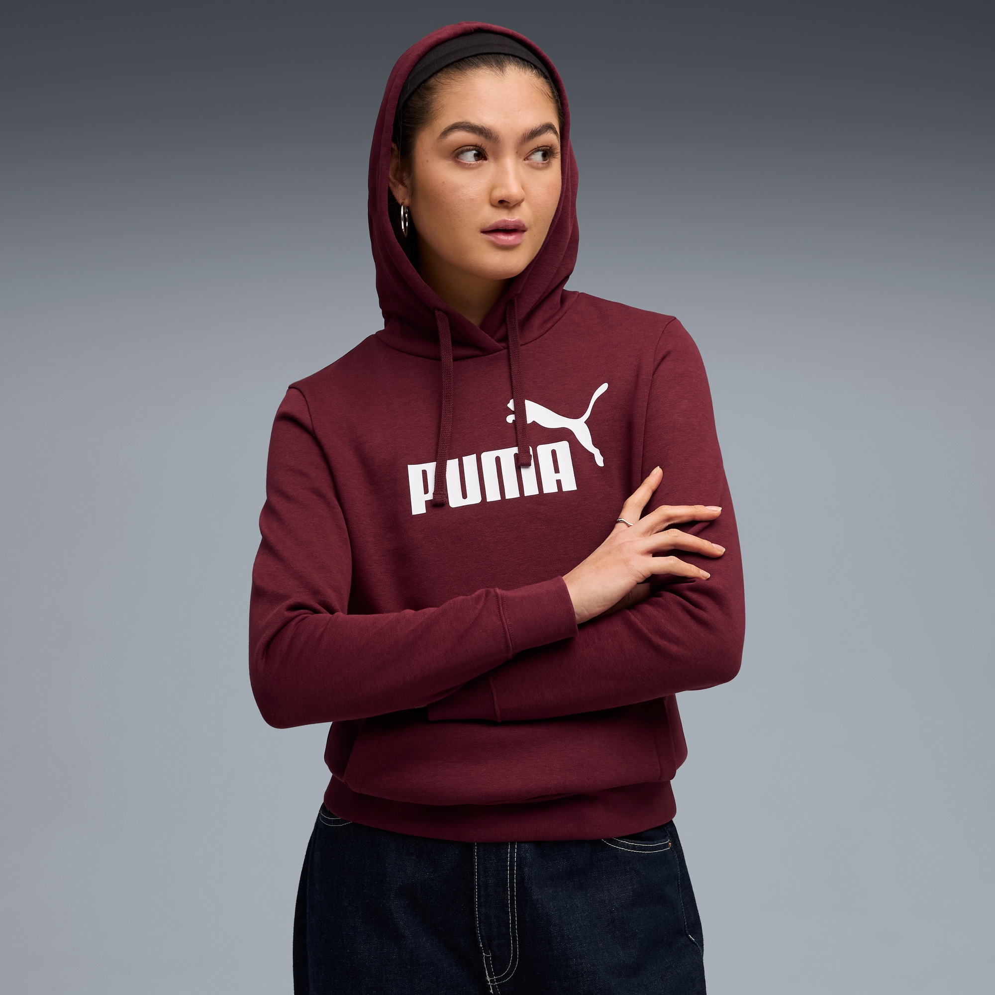 PUMA Kapuzensweatshirt "ESS NO. 1 LOGO HOODIE FL (S)", Regular Fit, mit ver günstig online kaufen