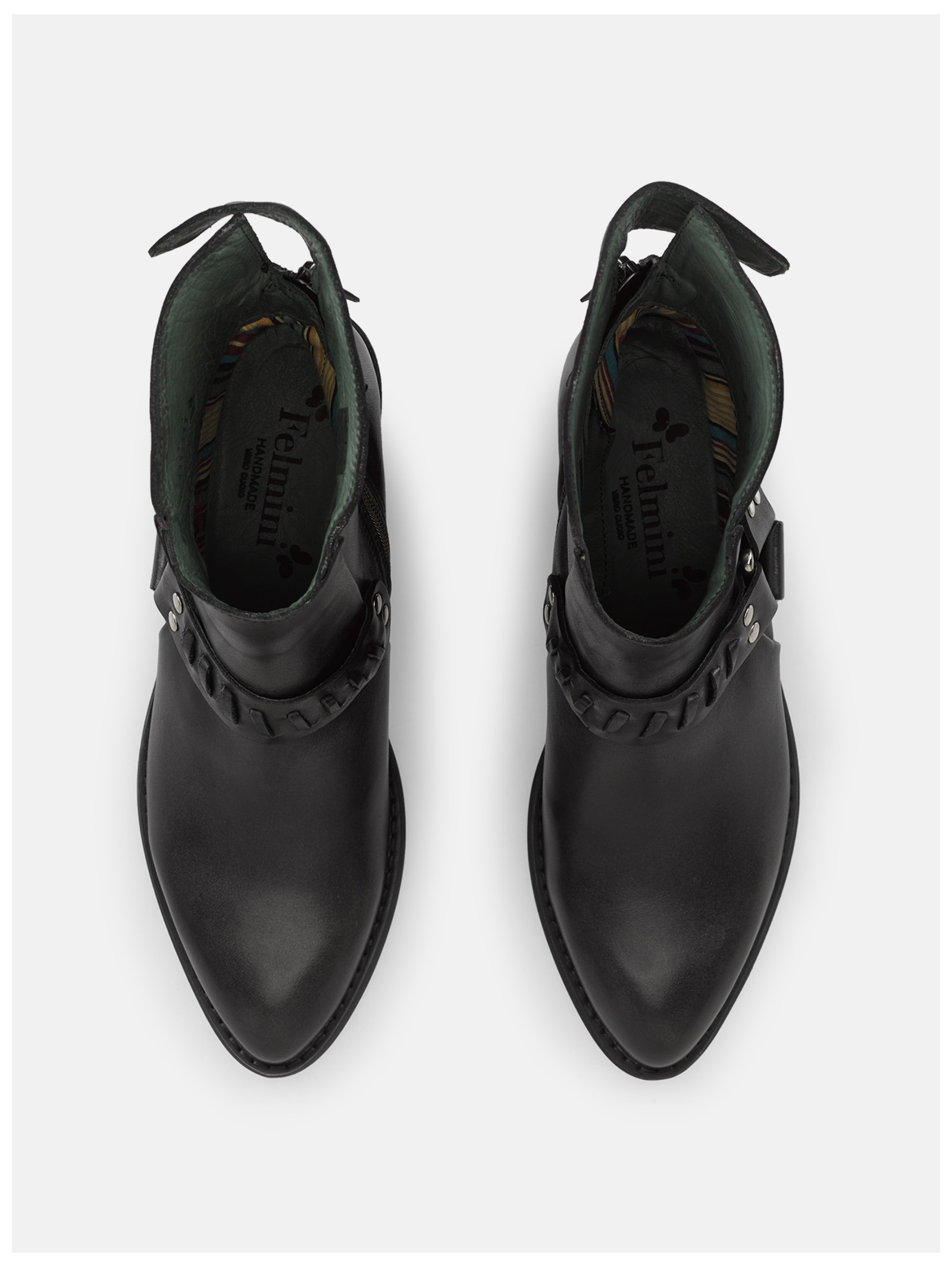 Felmini Bikerboots »Felmini Stiefelette Leder«