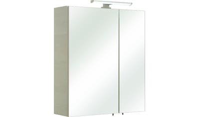 Spiegelschrank »Quickset Badezimmer-Spiegelschrank inkl LED-Aufsatzleuchte«