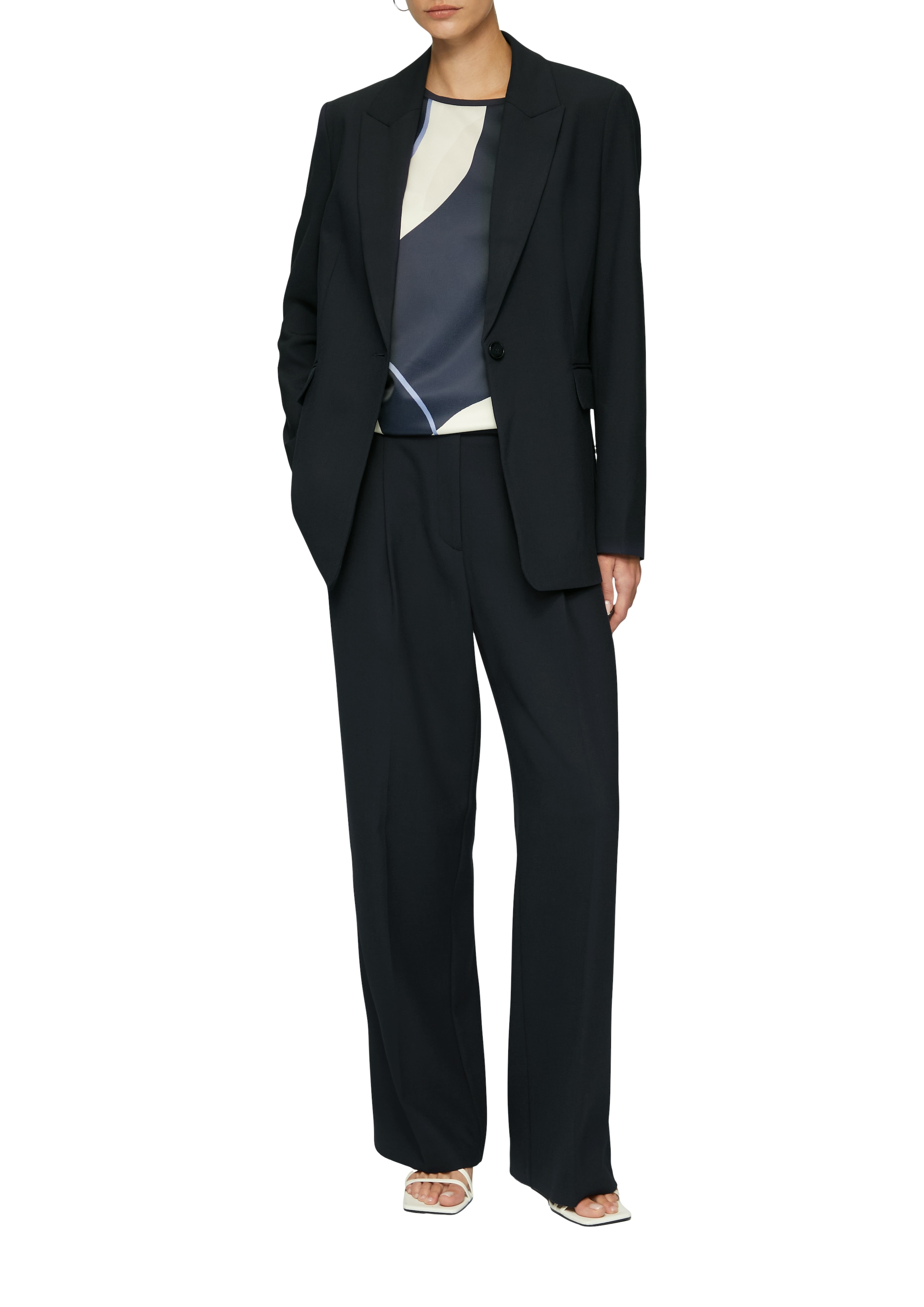 s.Oliver BLACK LABEL Longblazer, im eleganten Look