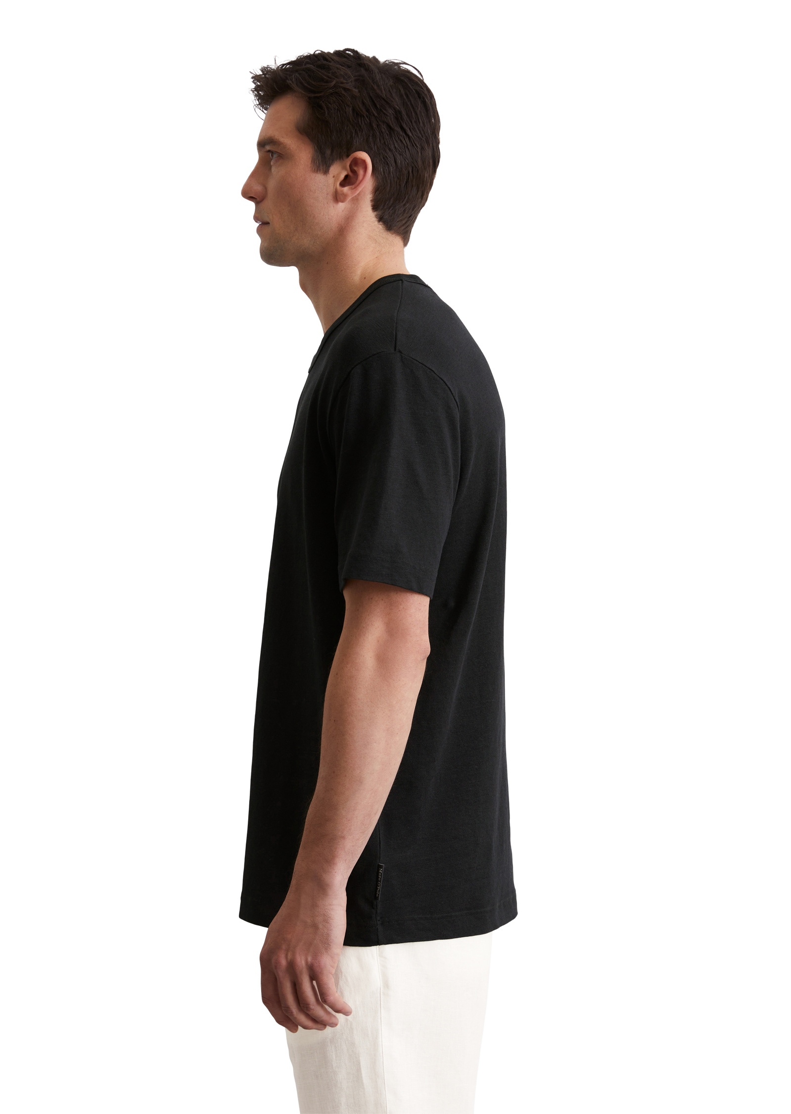 Marc O'Polo T-Shirt »aus Leinen mit Bio-Baumwolle«