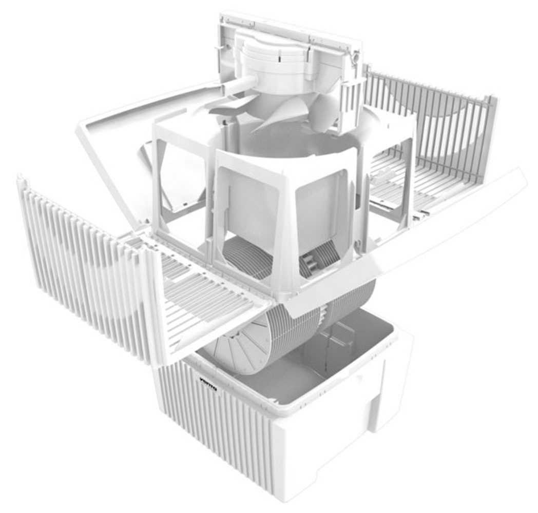 Venta Luftbefeuchter »Original LW25 weiß«, 7 l Wassertank, ohne Filtermatten, 7L Wasserwanne, für Räume bis 40 m²