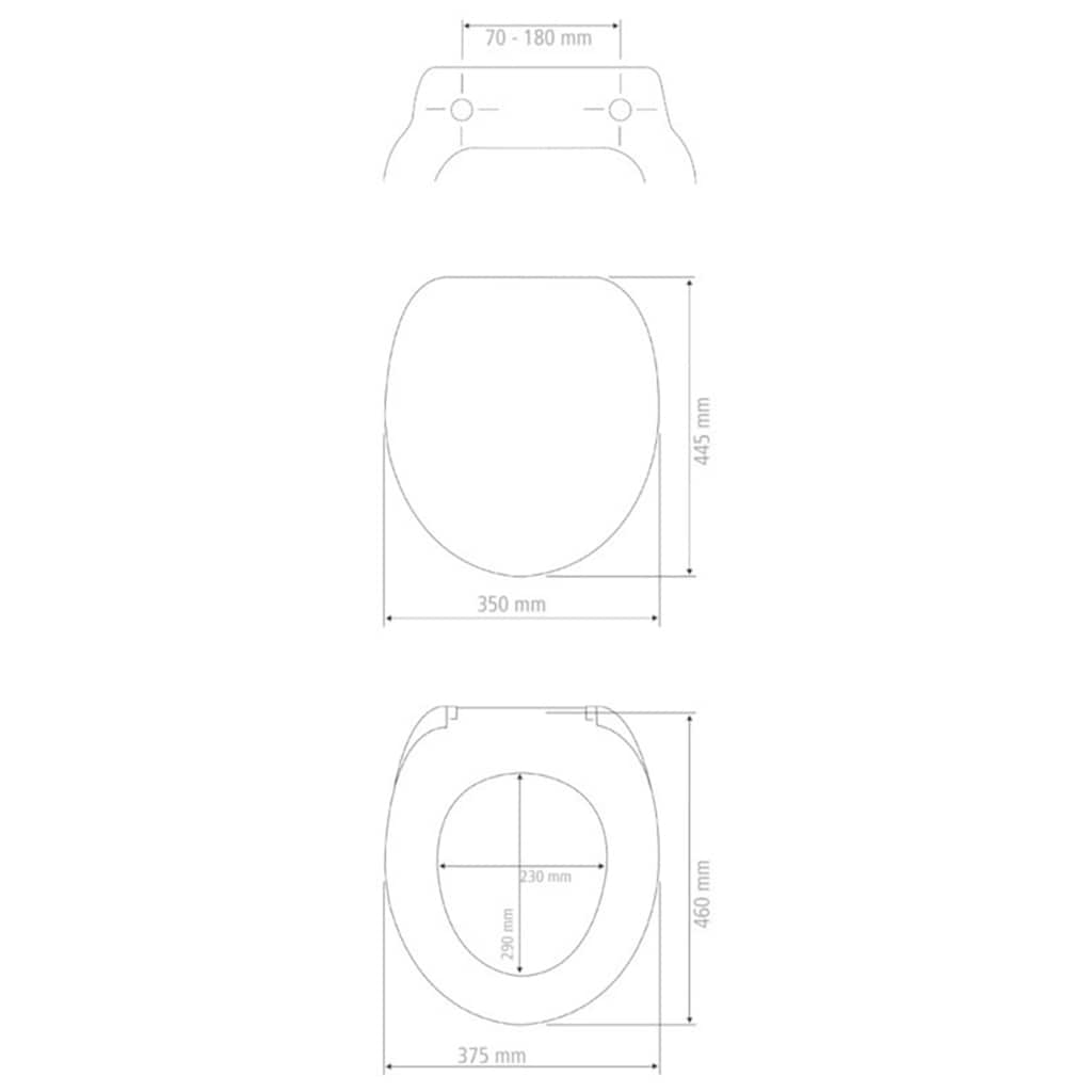 WENKO WC-Sitz »Vorno«, (1 St.)