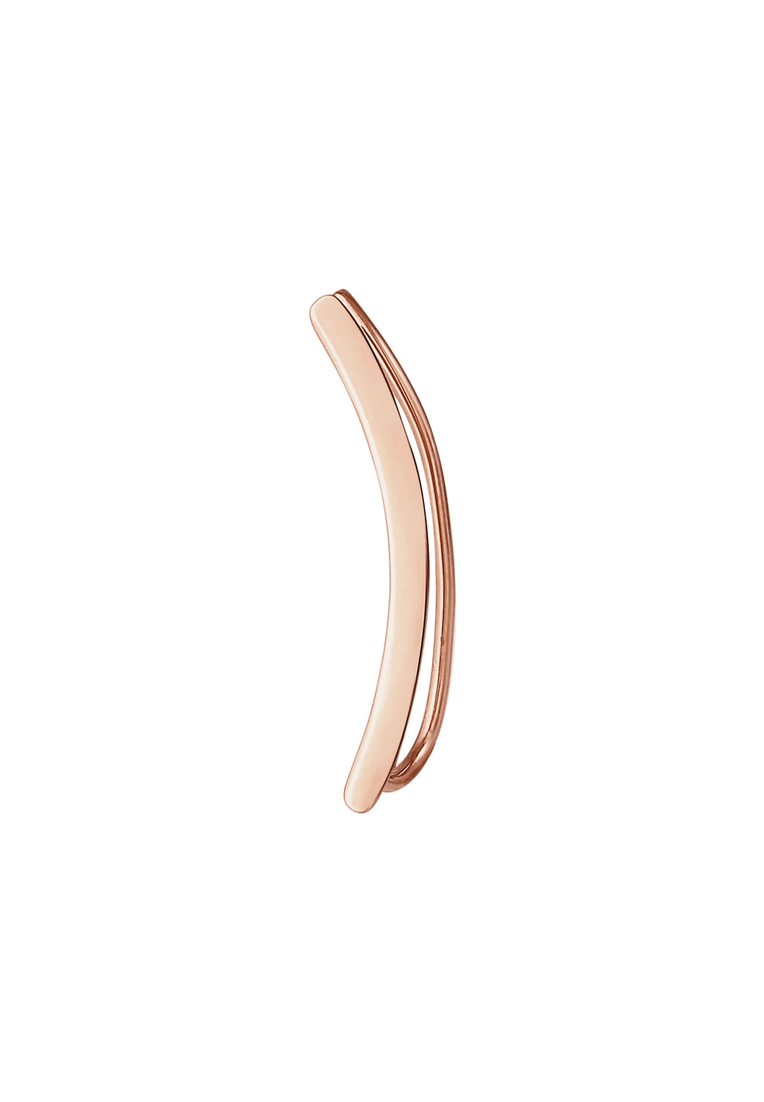 Elli Ohrklemme »Ohrringe Single Earclimber Ohrklemme Gewölbt 925 Silber«