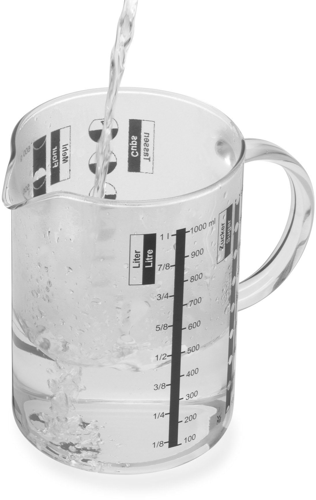 WMF Messbecher »Gourmet«, Glas, (1), Kleinstmengen genau ablesbar