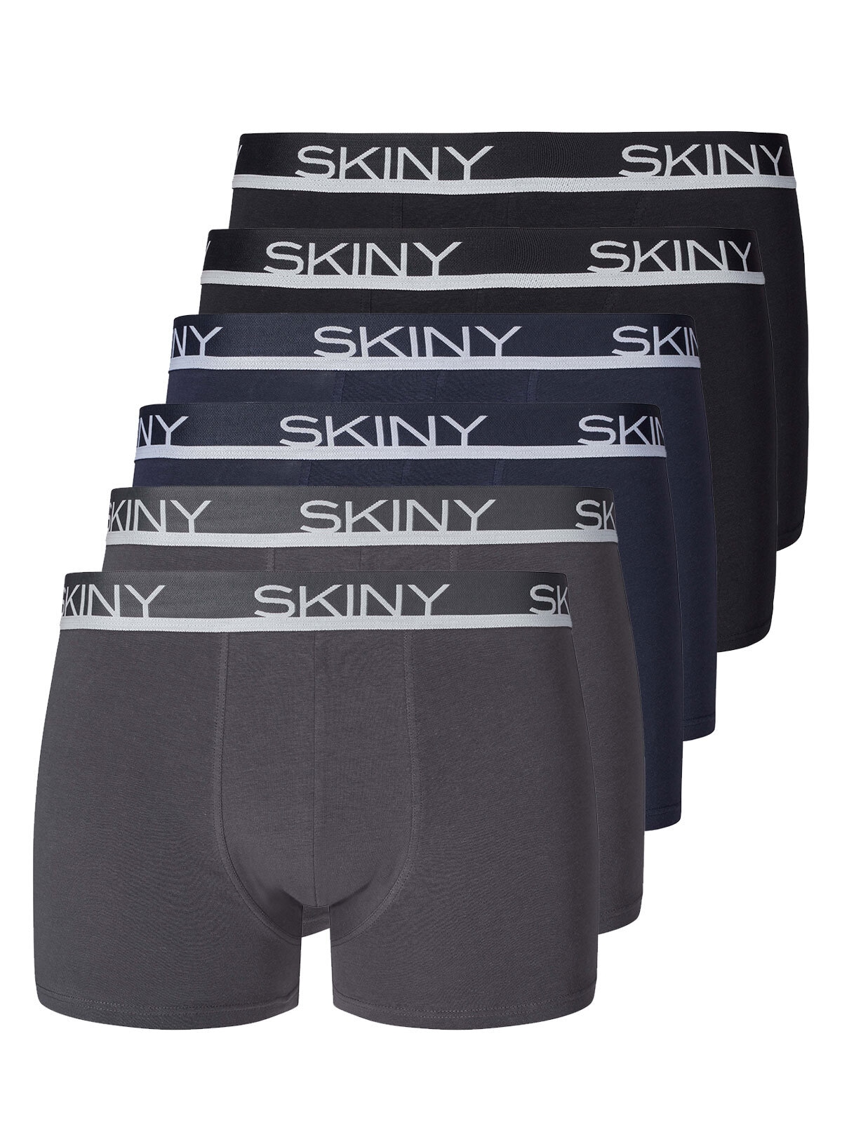 Skiny Boxershorts "6er Pack Herren Pant Cotton Multipack", (Spar-Pack, 6 St günstig online kaufen