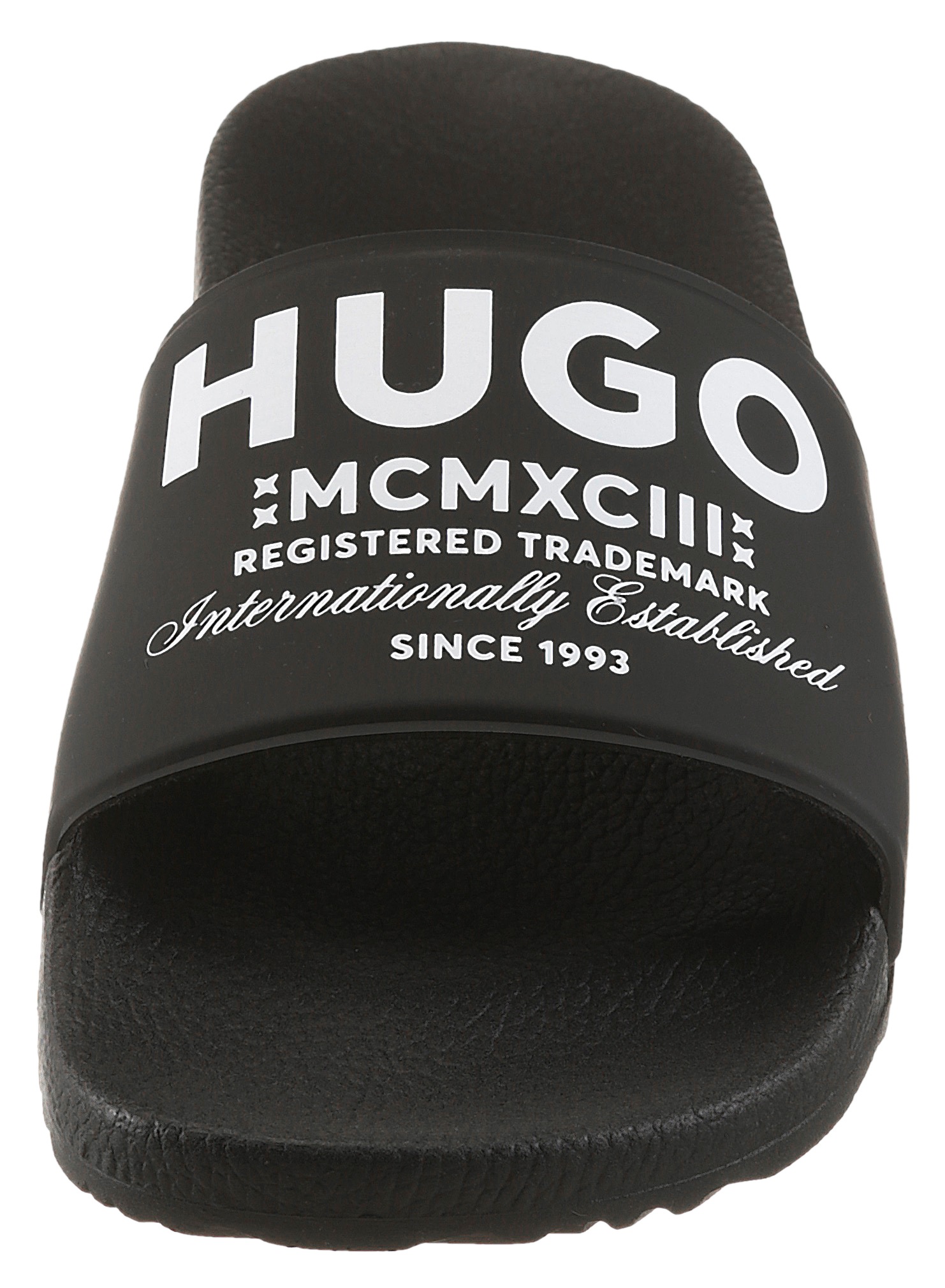 HUGO Blue Badepantolette  Sommerschuh, Badelatschen, Pantolette, Strandschuh mit Logoschriftzug