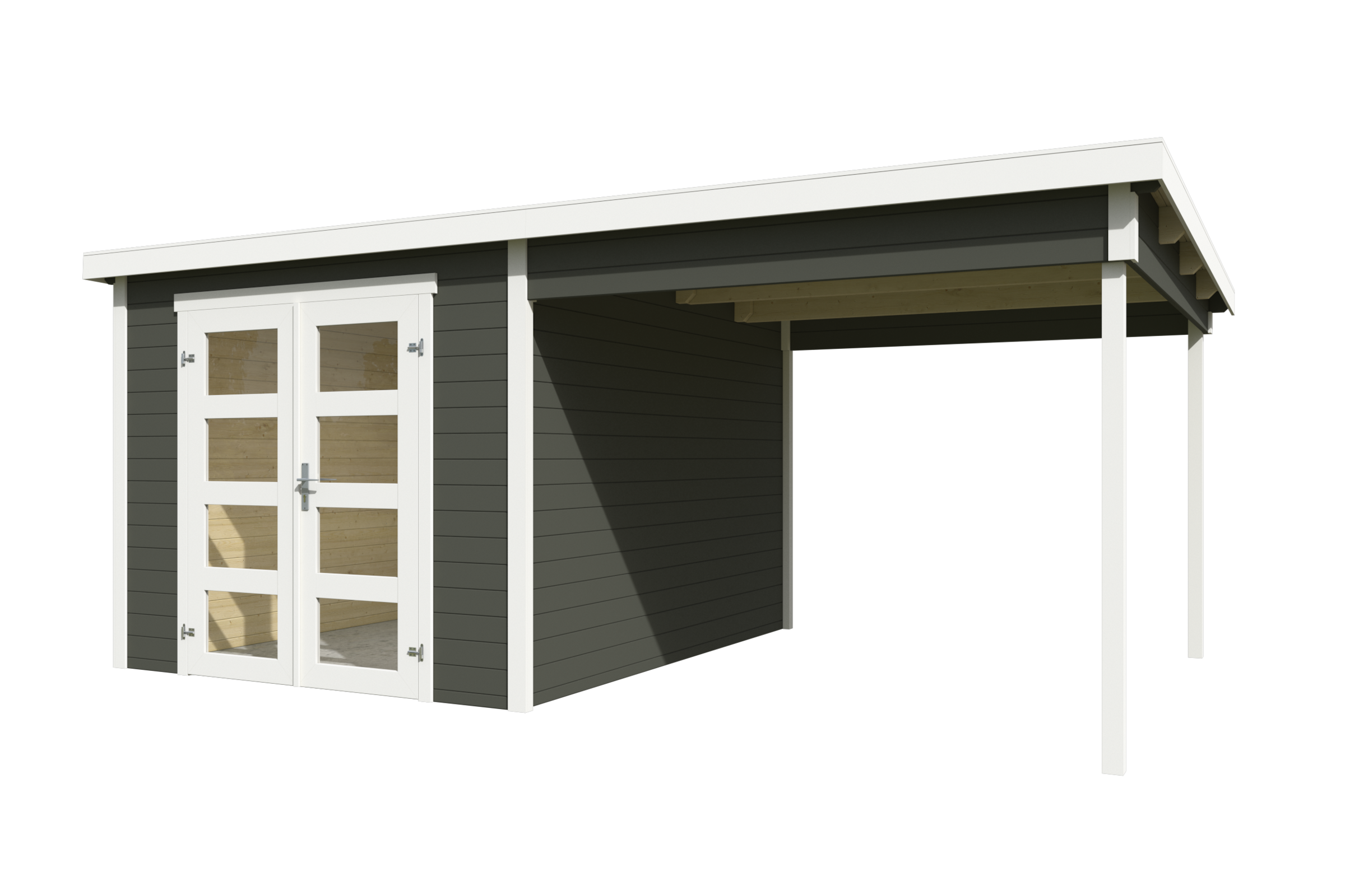 Nordic Holz Gartenhaus-Anbaudach "ZAMBEZI ANBAU", Flachdach günstig online kaufen