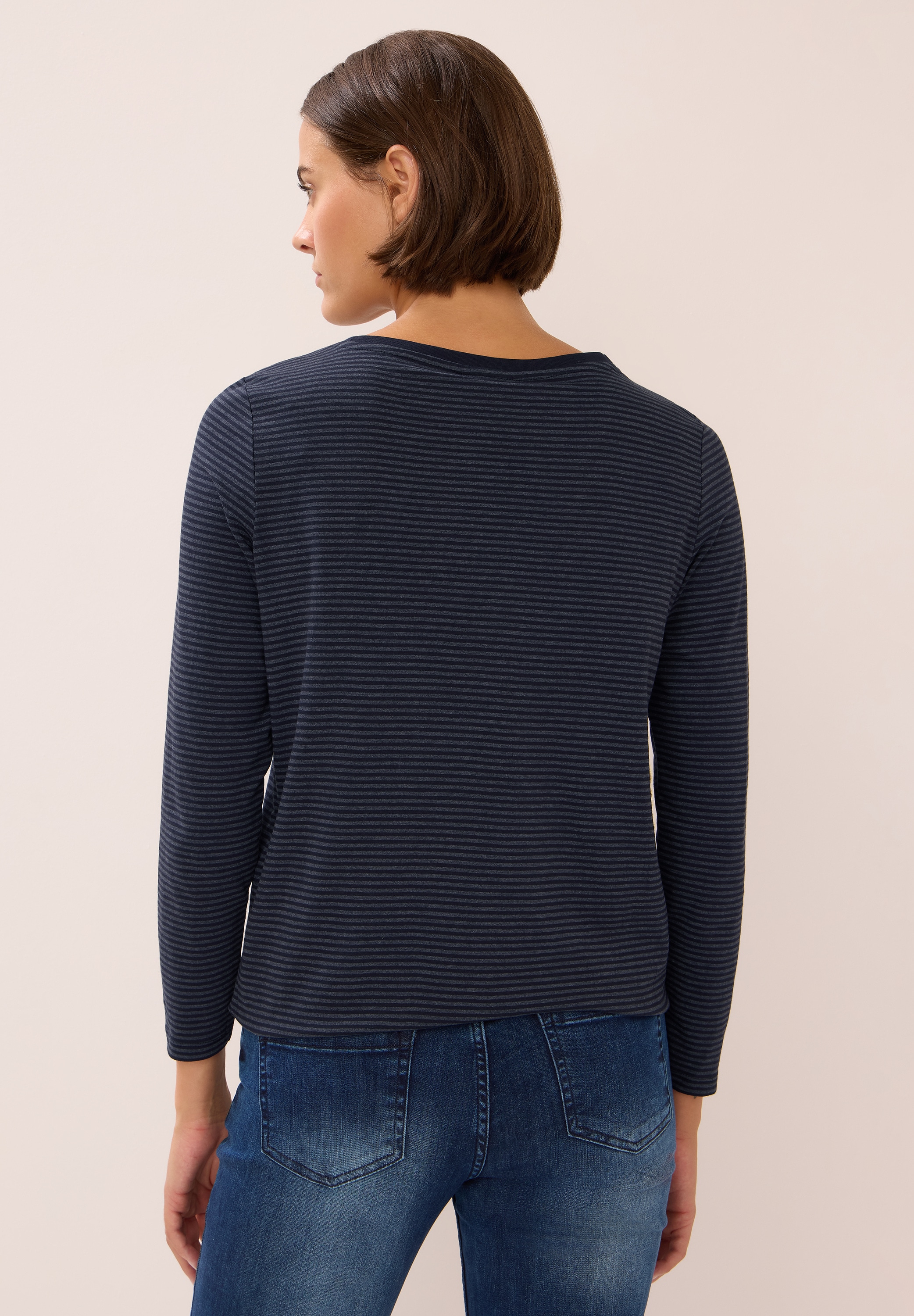 Cecil Langarmshirt, im soften Baumwoll-Mix
