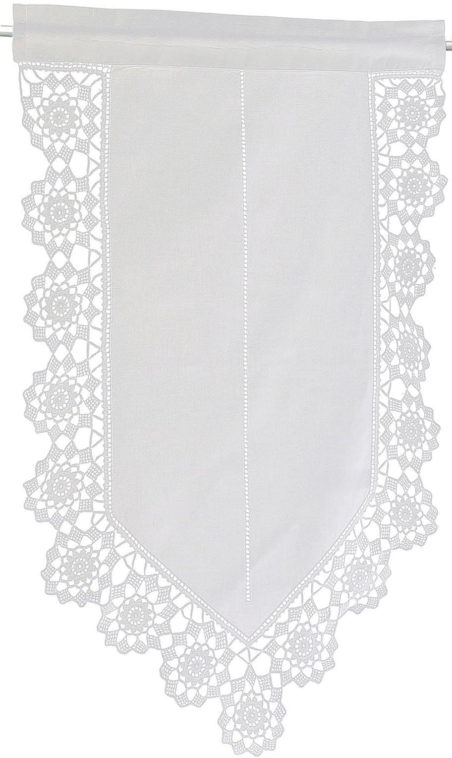 HOSSNER - ART OF HOME DECO Scheibengardine "Dufour" Stangendurchzug 1 tlg. günstig online kaufen