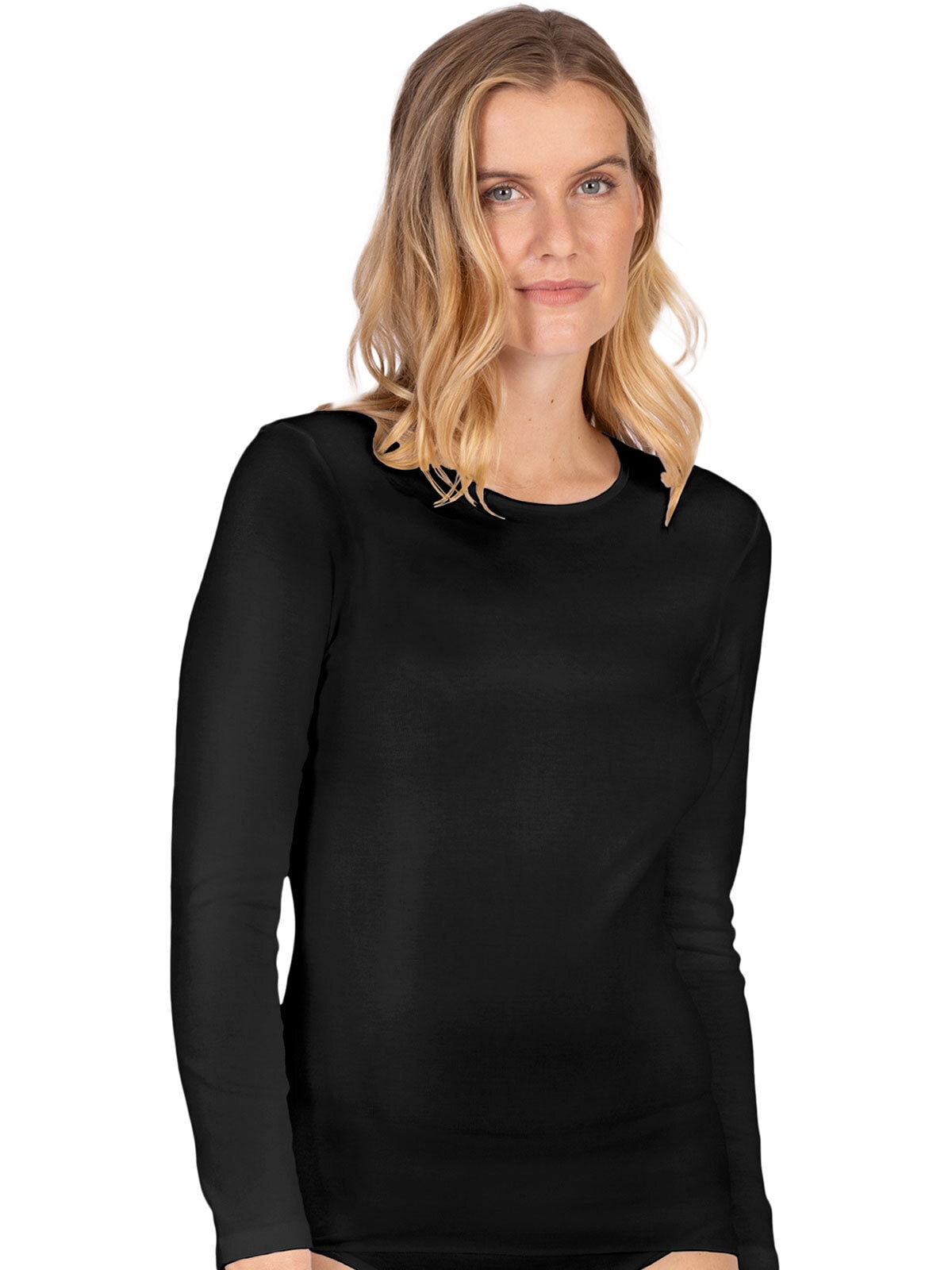 Nina Von C. Unterhemd "Langarm Damen Shirt GOTS Fine Cotton", (Spar-Pack, 3 günstig online kaufen