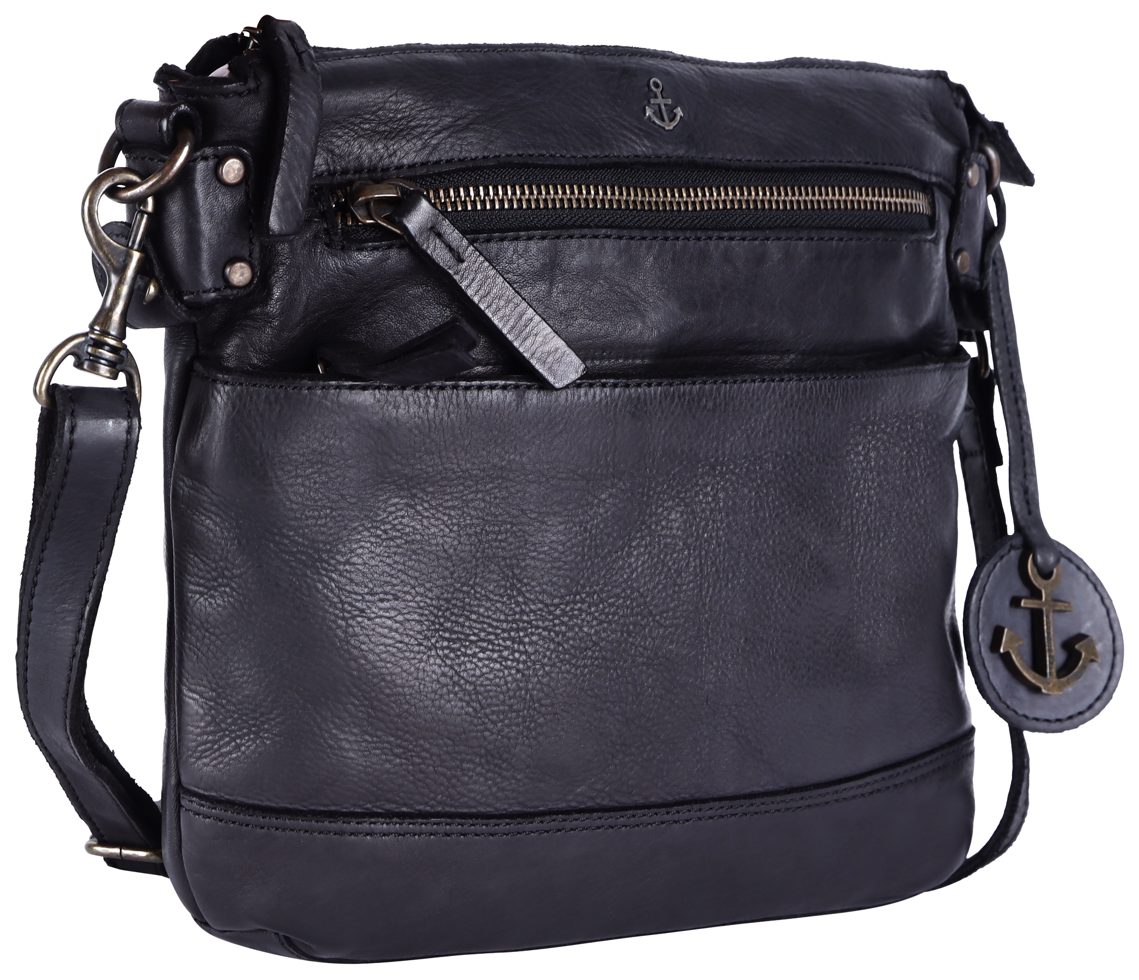 Thumbnail - HARBOUR 2nd Handtasche "Isalie2" Umhängetasche, Schultertasche, Tragetasche Anker Anhänger