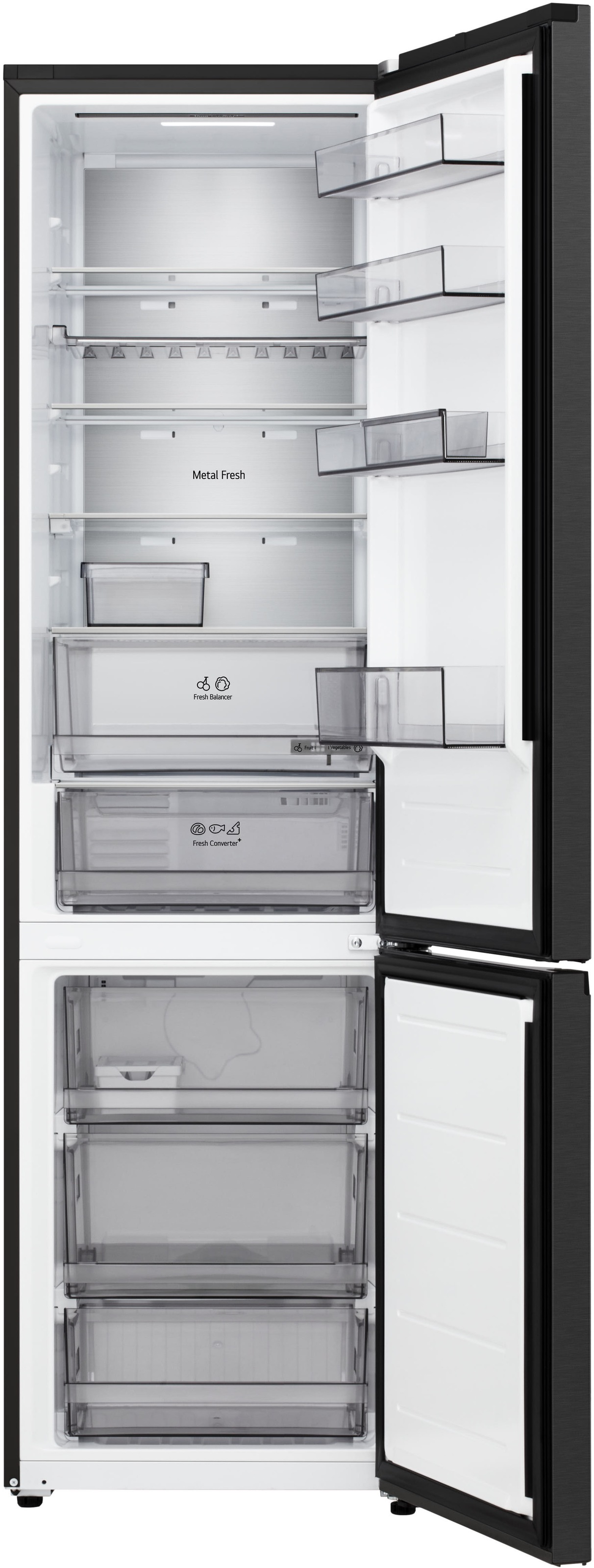 LG Kühl-/Gefrierkombination Serie 5 »GBBS525CEV« 203 cm hoch 59,7 cm breit Total No Frost, ThinQ mit AI Fresh & Saving Mode