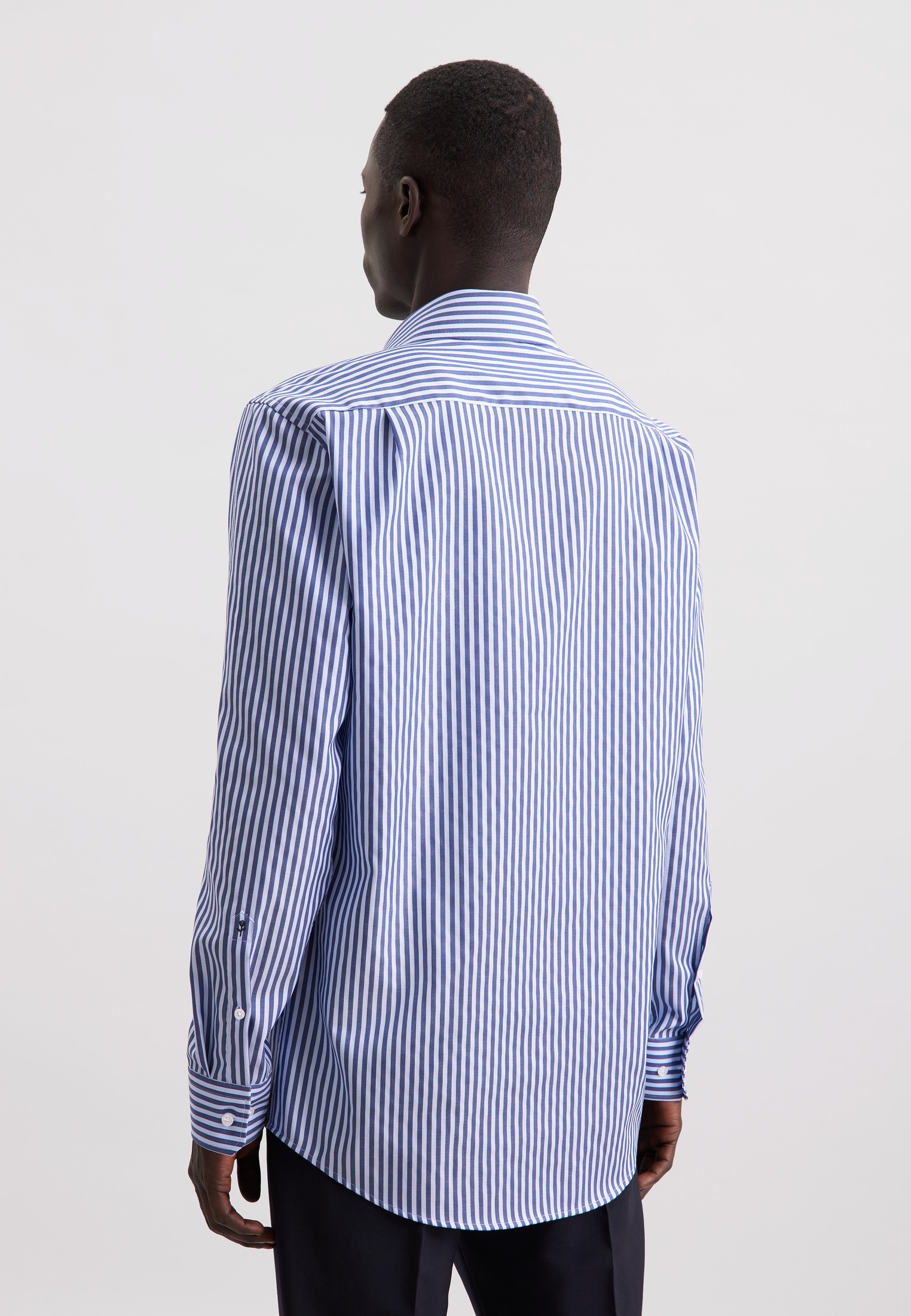 seidensticker Businesshemd »Schwarze Rose« Regular 1/1 Kentkragen Struktur