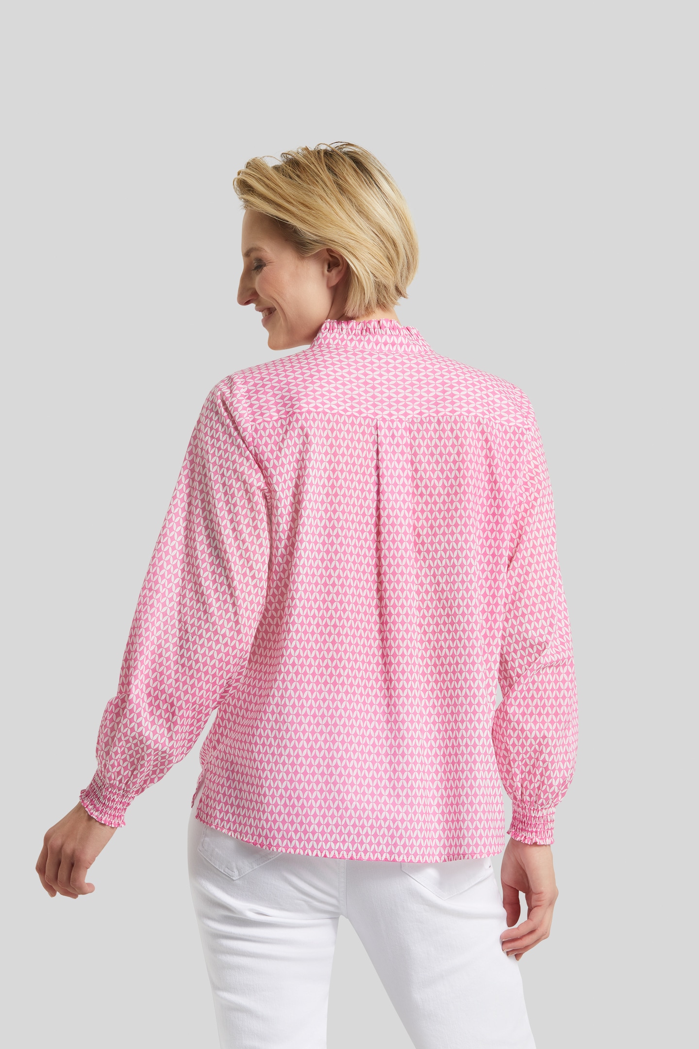 bugatti Klassische Bluse, aus reiner kaufen Baumwolle | BAUR