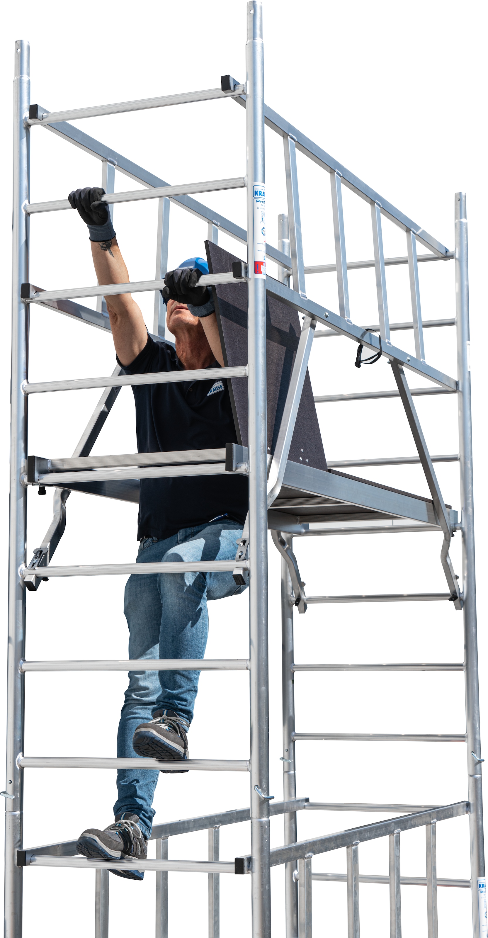 KRAUSE Fahrgerüst »ProTec«, Arbeitshöhe: 6,3 Meter