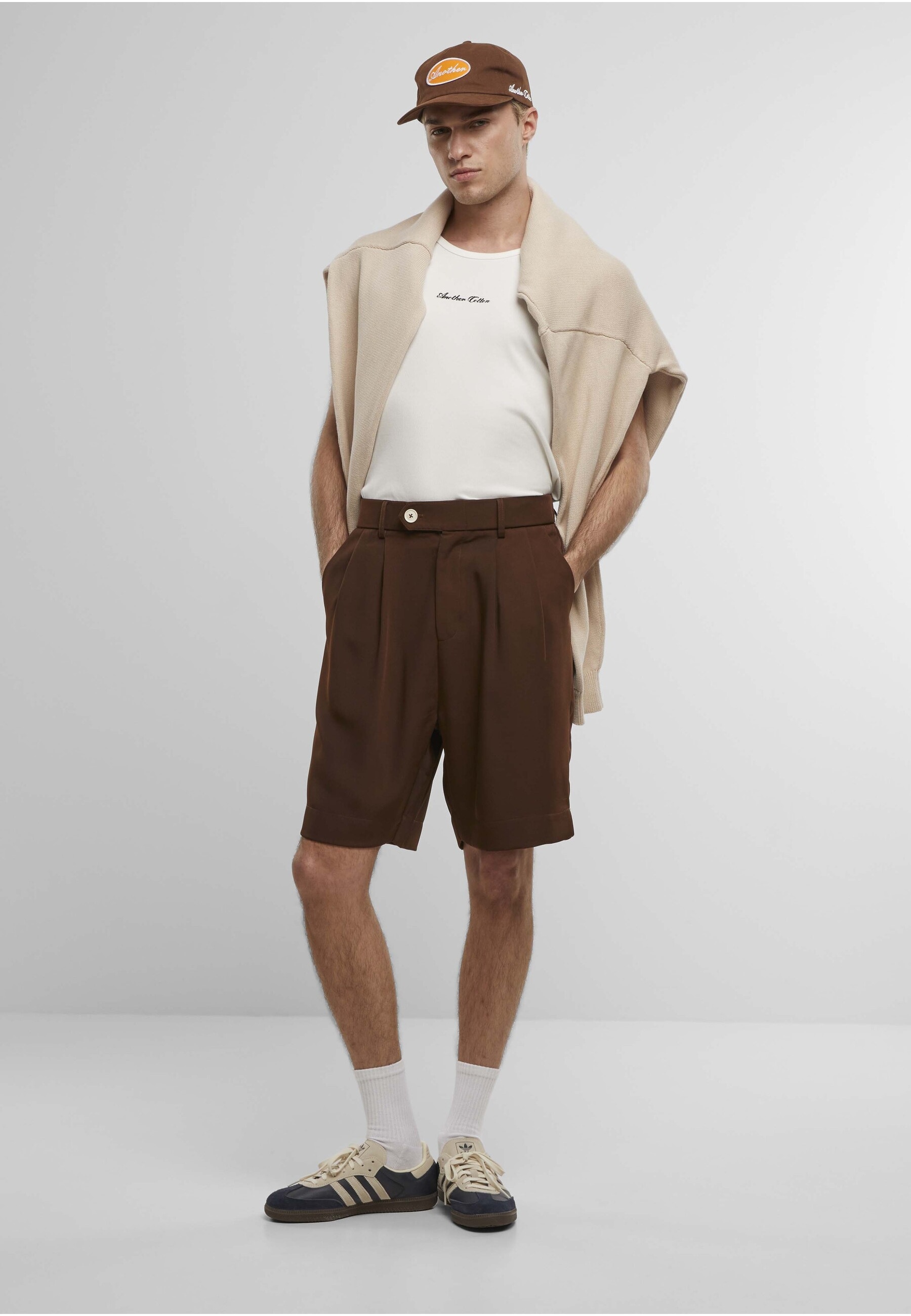 Another Cotton Lab Chinoshorts »Another Cotton Lab Double Pleated Shorts«