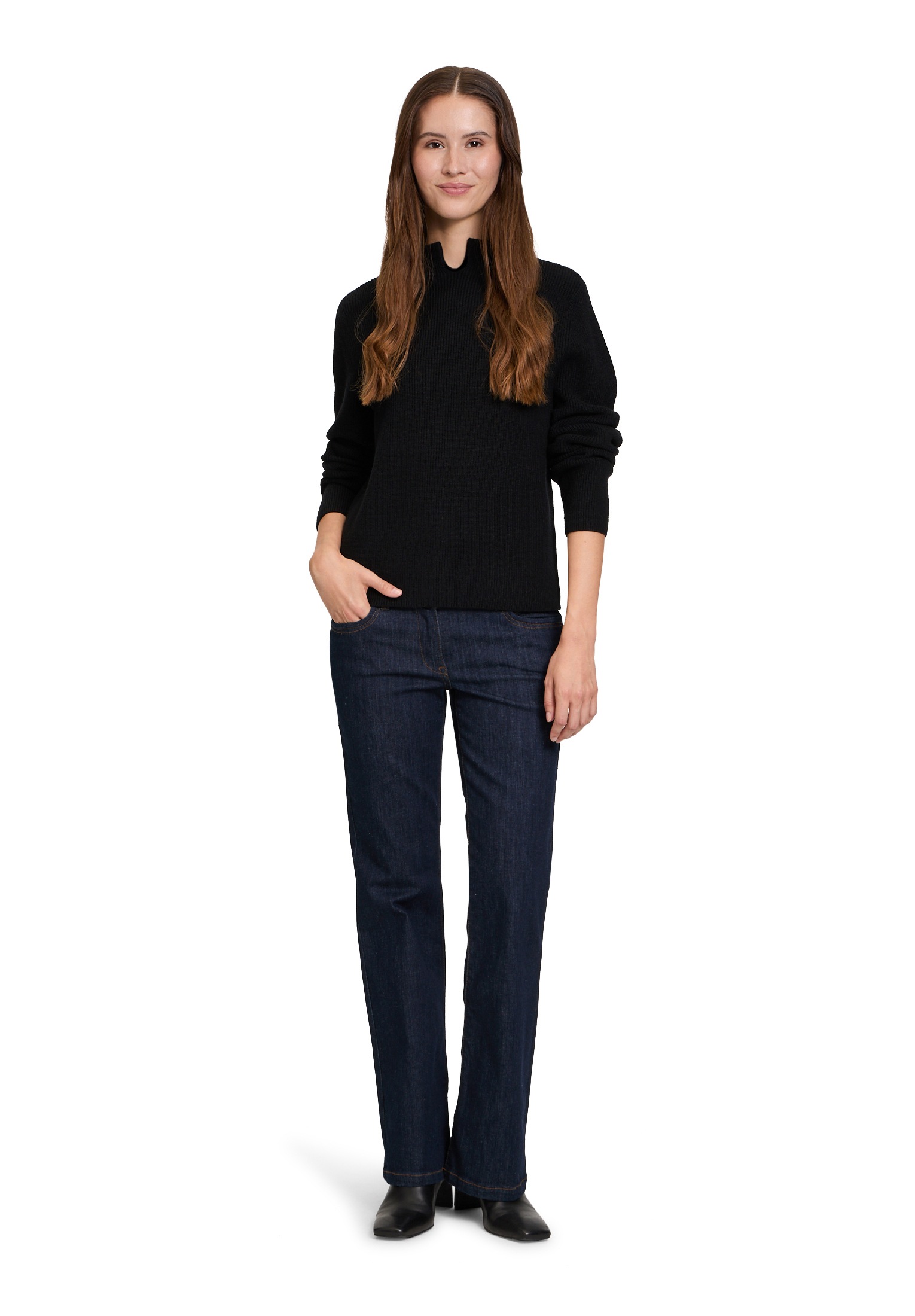 Betty Barclay Strickpullover »Betty Barclay Strickpullover mit Struktur«, (1 tlg.), Kragen