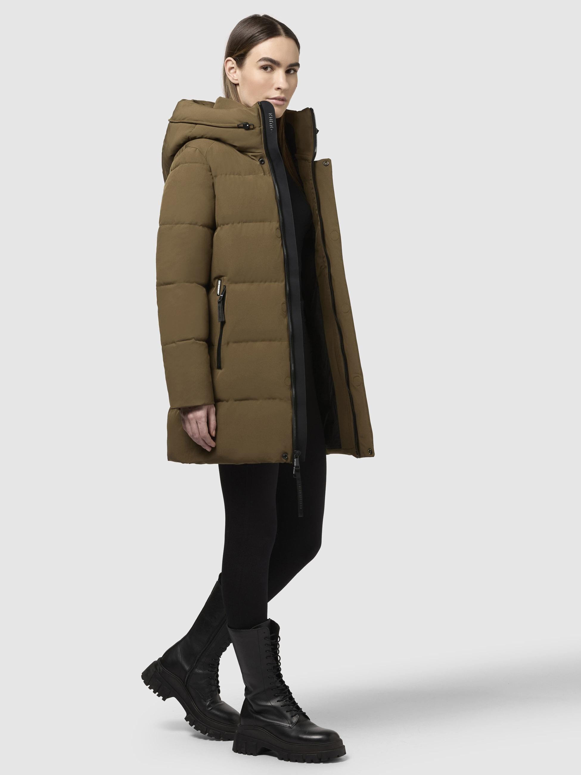 khujo Steppjacke »Lola-YM«, mit Kapuze, warme Winterjacke mit großzügiger Kapuze
