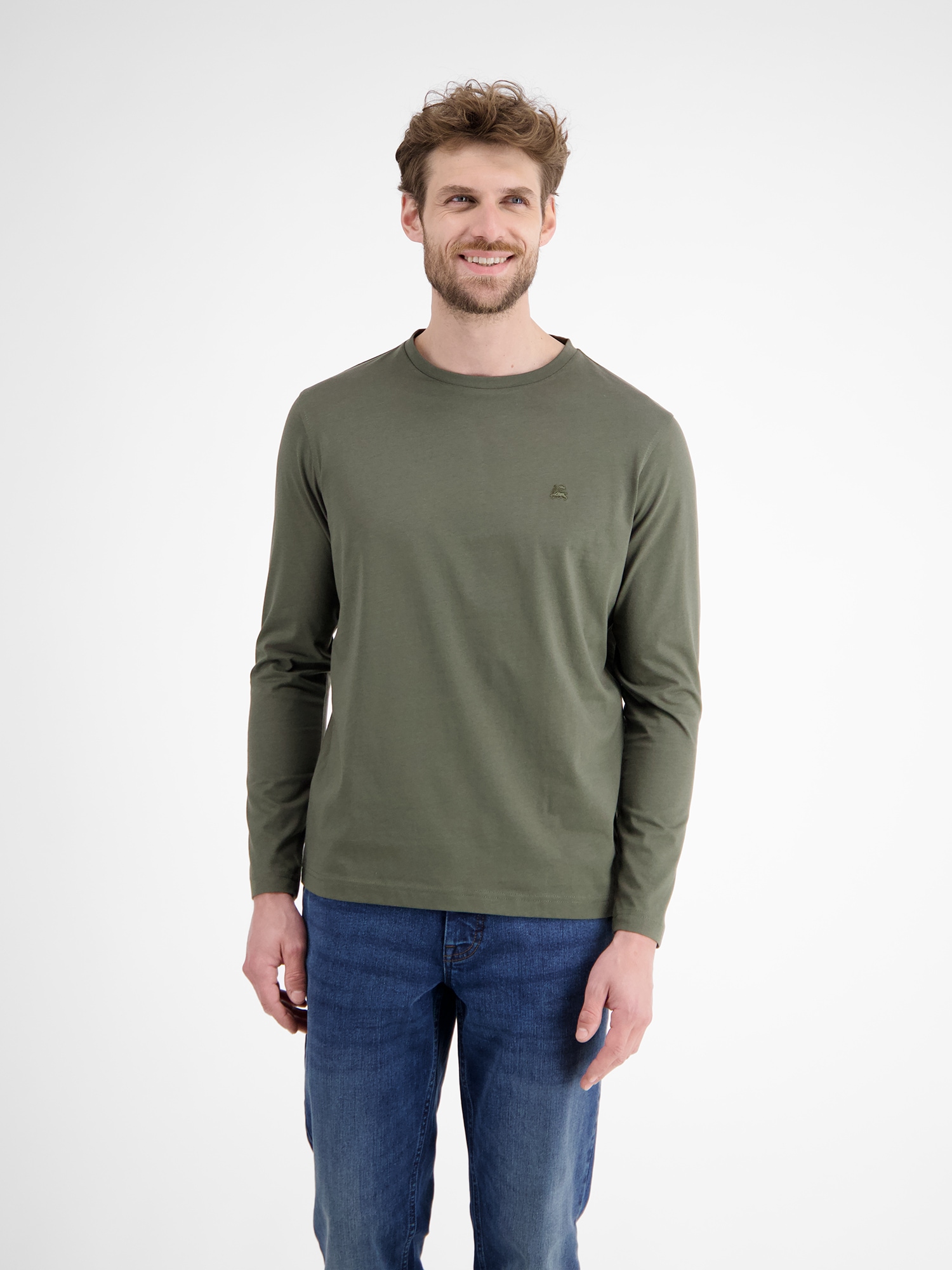 LERROS Longsweatshirt "LERROS Basic-Longsleeve" günstig online kaufen