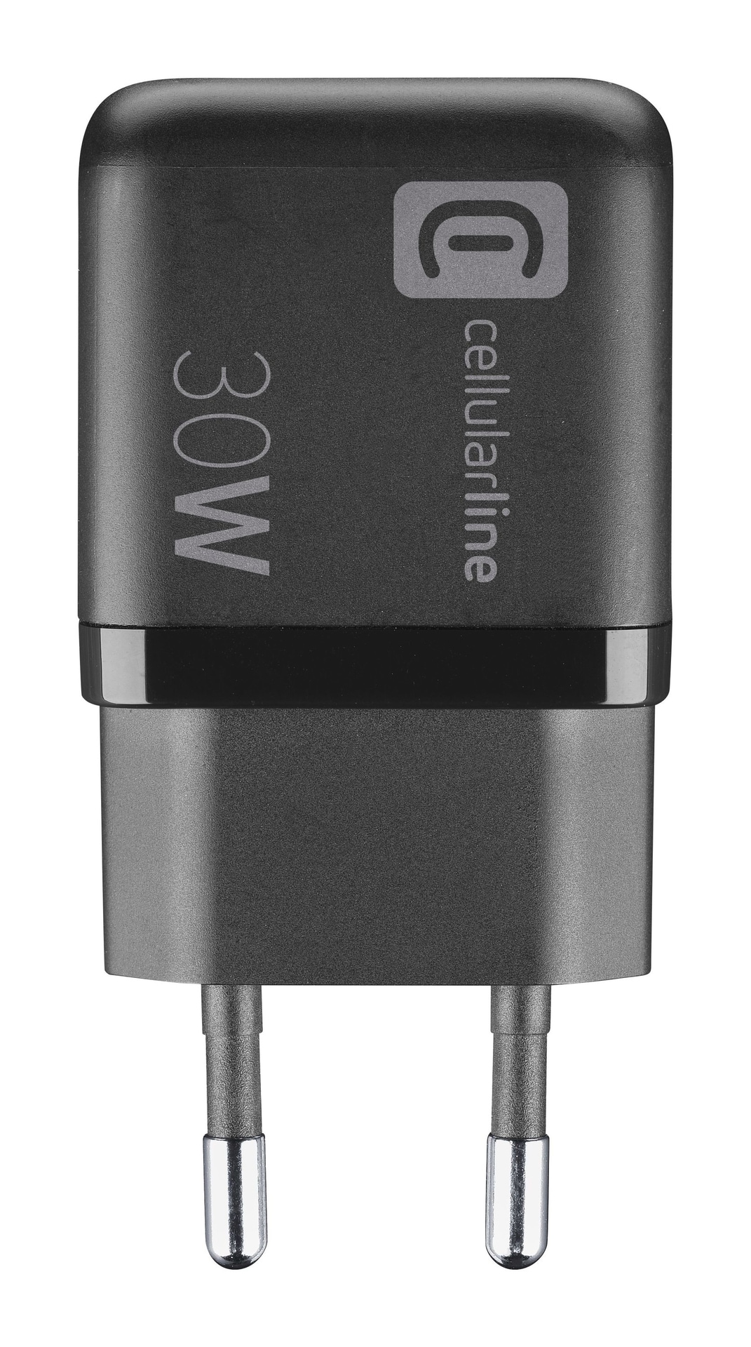 Cellularline USB-Ladegerät »USB Charger Multipower Micro 30W GaN 2 Ports PD«, Ladegerät Lader für Samsung Galaxy, Apple iPhone, Google Pixel