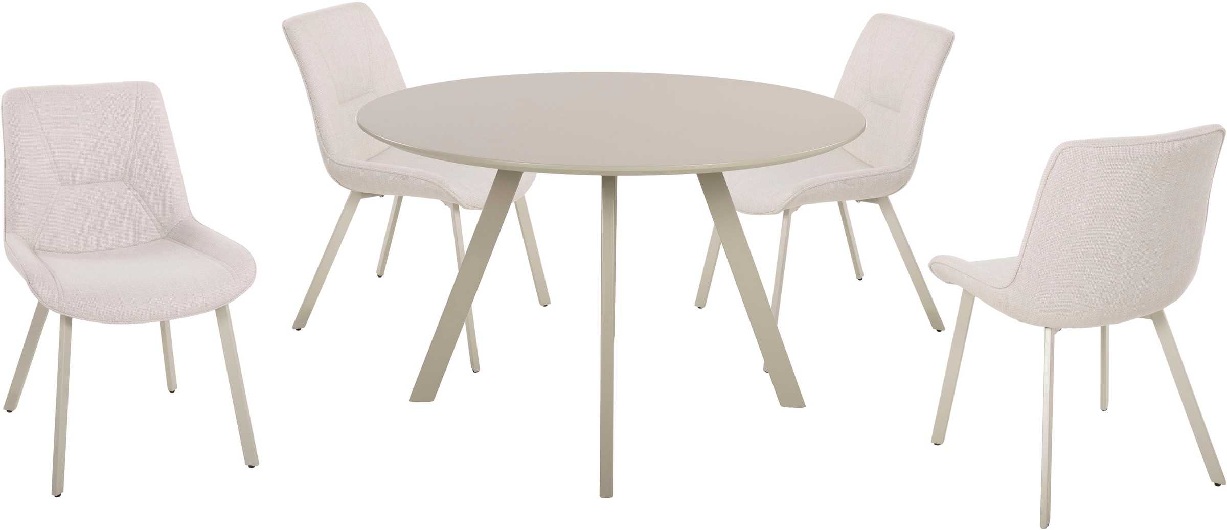 Duo Collection Essgruppe "Pina und Mila", (Set, 5 tlg.), Ø 120 cm, massives günstig online kaufen
