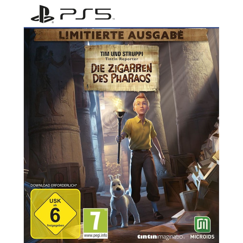 astrogon Spielesoftware »Tim und Struppi - Die Zigarren des Pharaos«, PlayStation 5