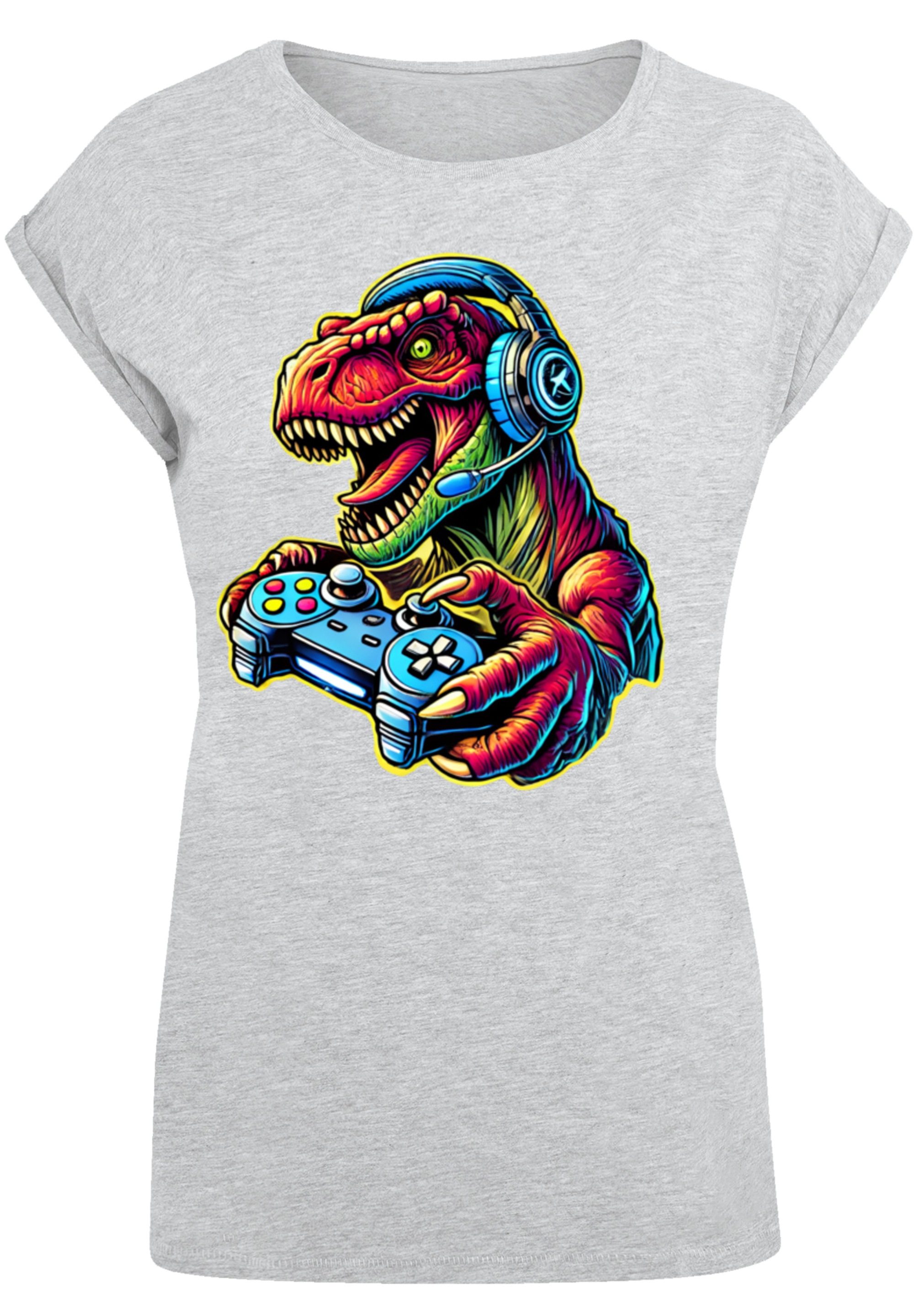 F4NT4STIC T-Shirt "Dinosaurier Gamer", Premium Qualität günstig online kaufen