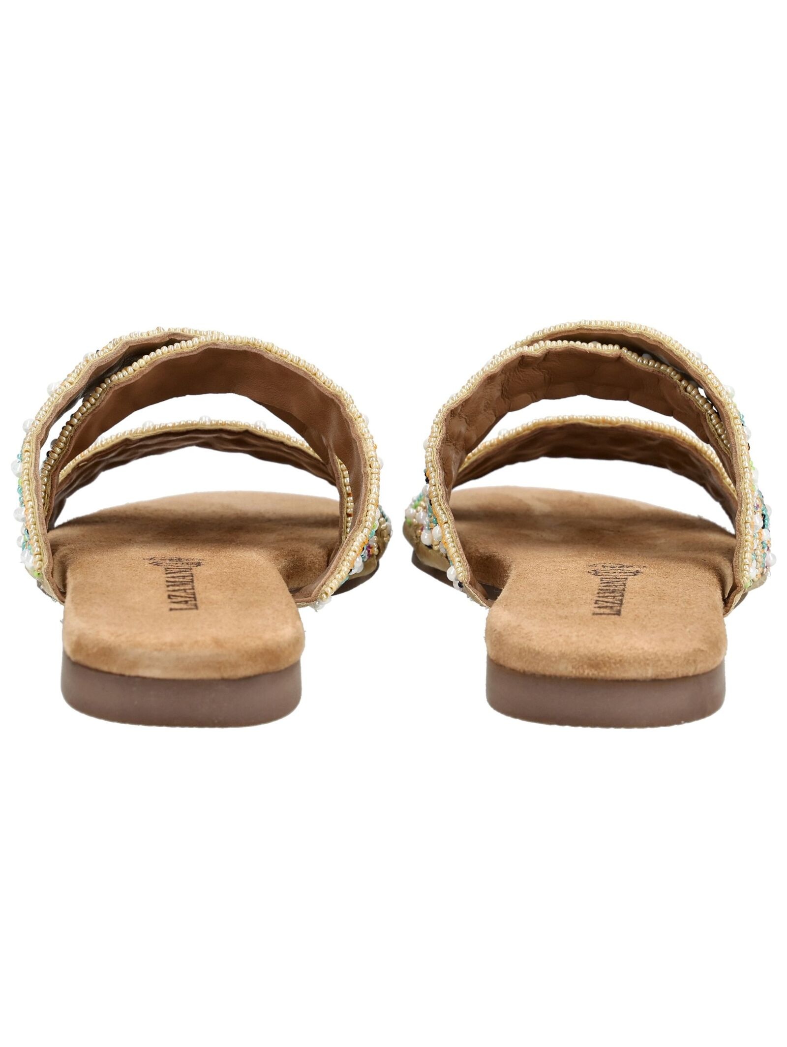 Lazamani Pantolette »Lazamani Pantoletten Leder/Textil«