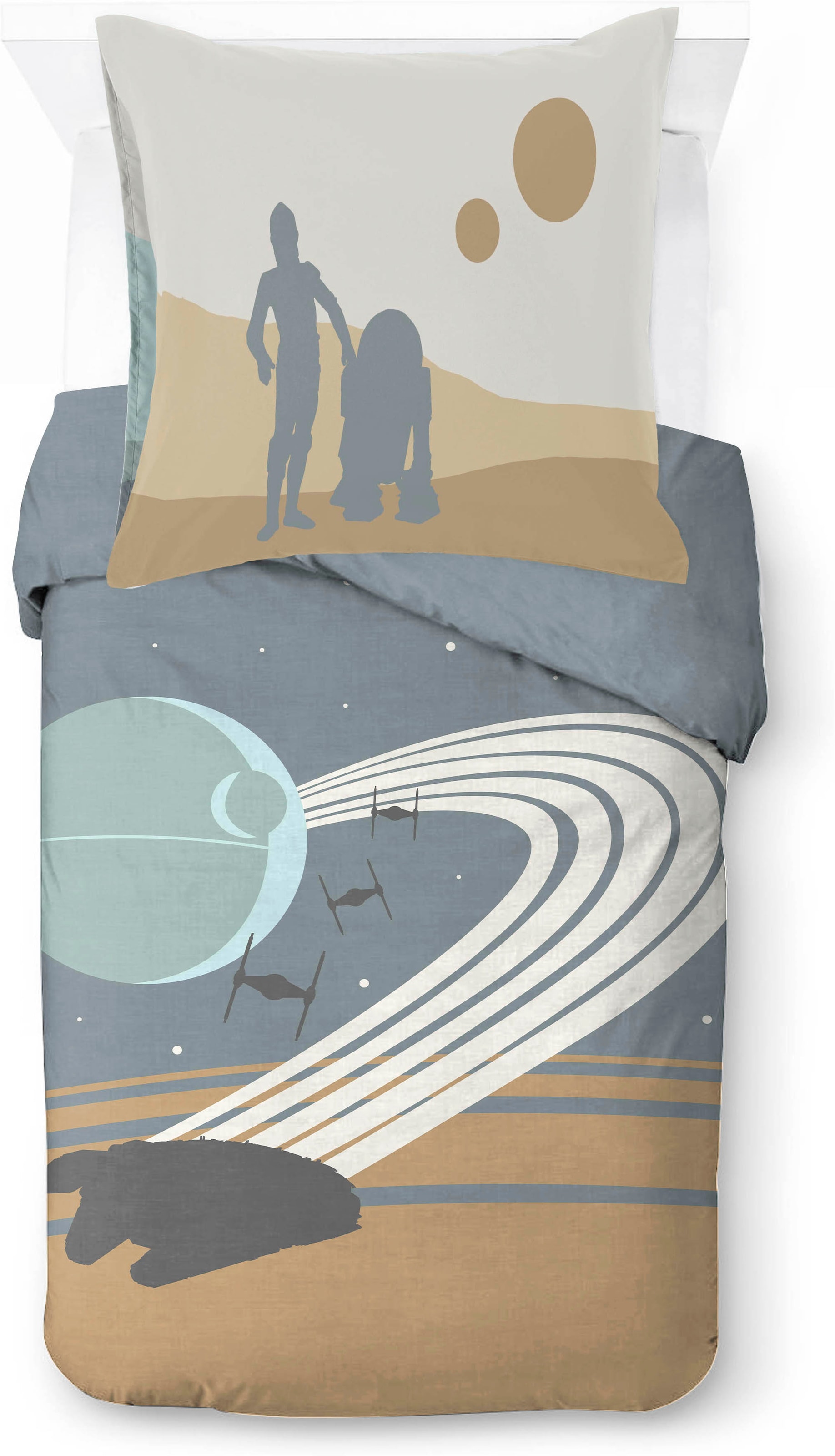 Star Wars Kinderbettwäsche "Star Wars Adult Scenic" 2 100% Baumwolle