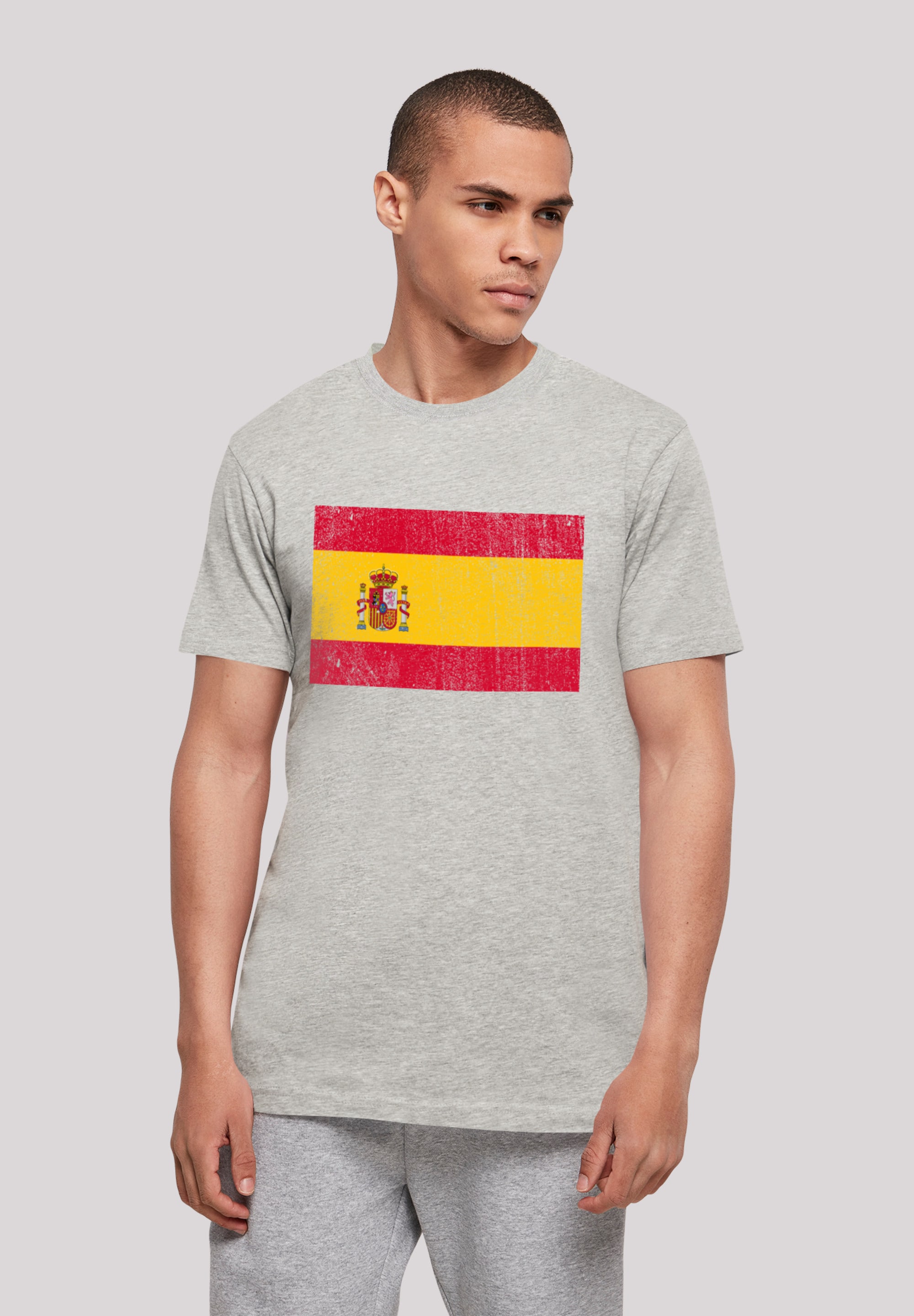 F4NT4STIC T-Shirt »Spanien Flagge Spain Angabe distressed«, für BAUR Keine ▷ 