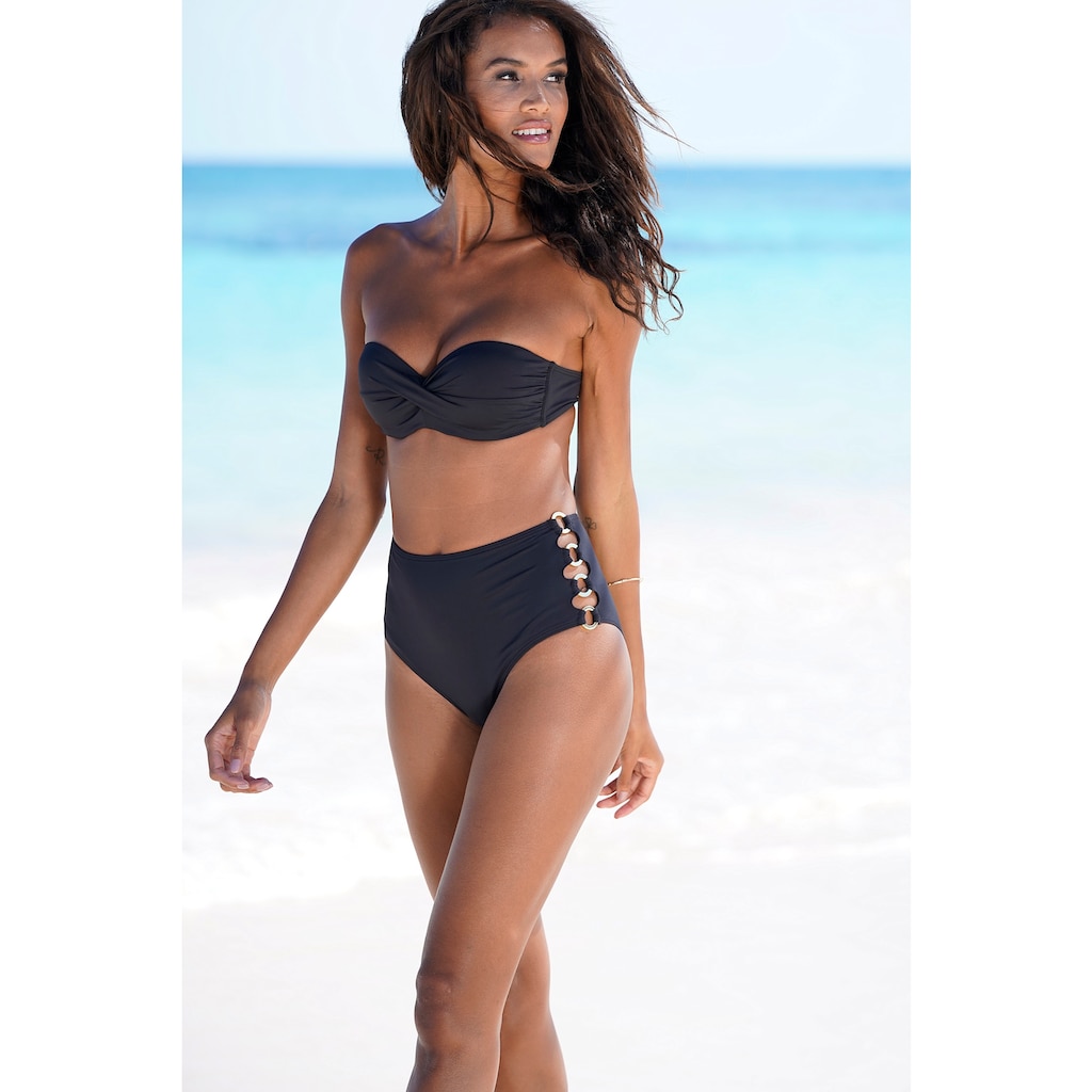 LASCANA Highwaist-Bikini-Hose »Italy«