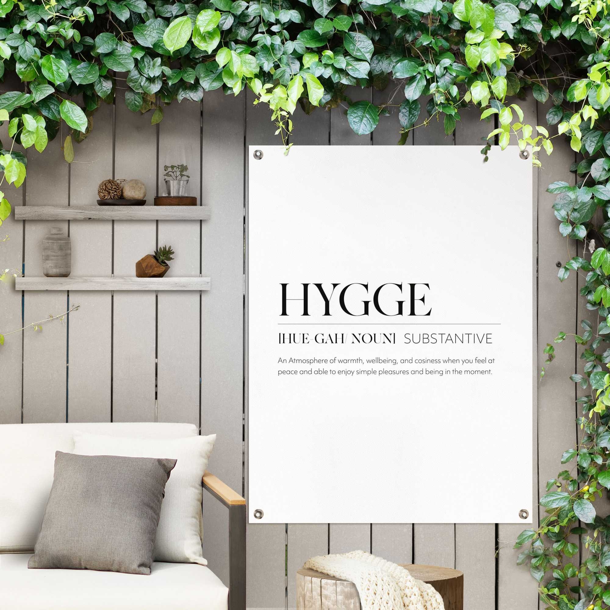 Reinders Poster "Hygge", Outdoor für Garten oder Balkon günstig online kaufen