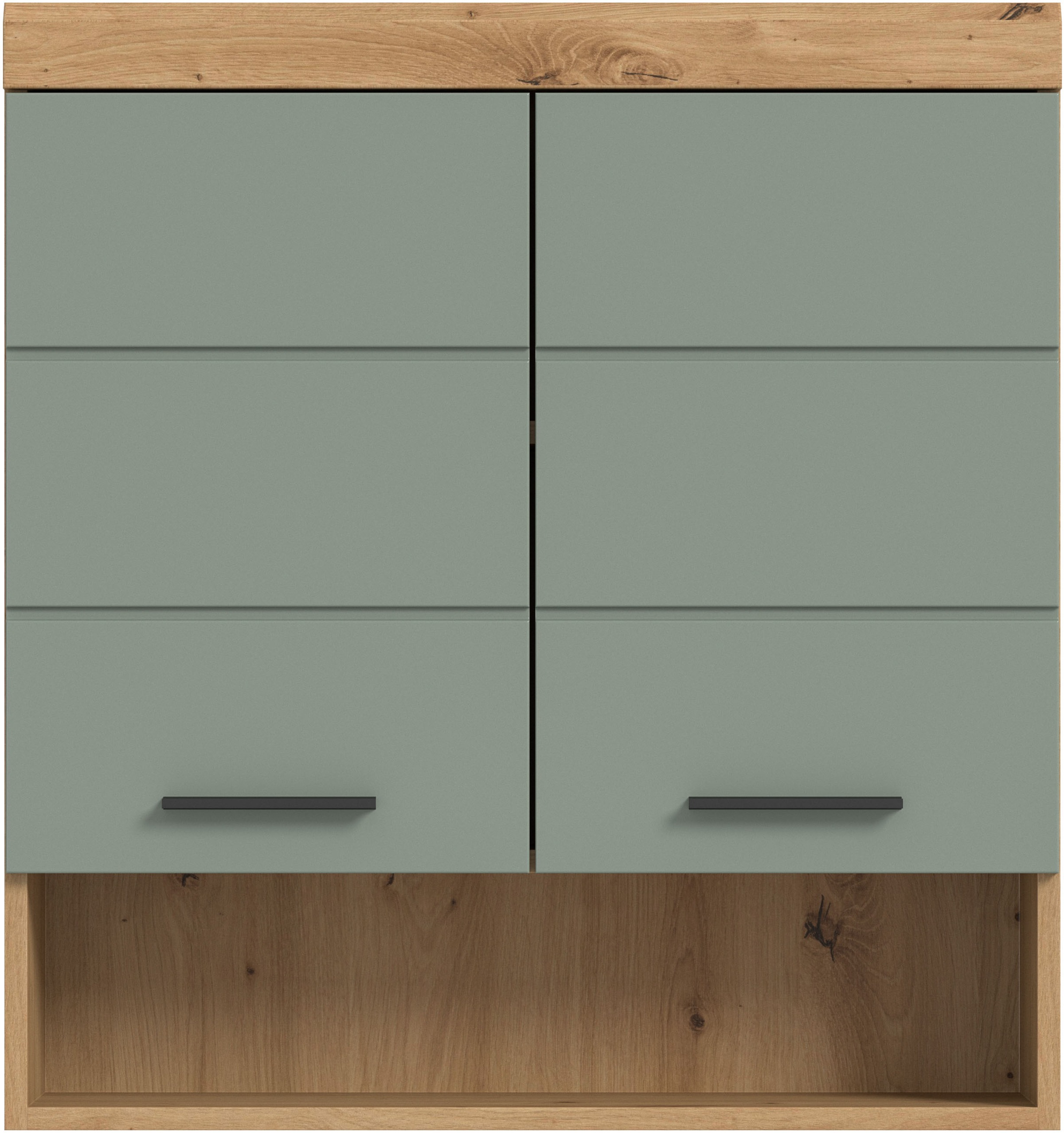 welltime Hängeschrank "SIENA, Breite 74cm, 2 Türen, 1 offenes Fächer, MDF-F günstig online kaufen