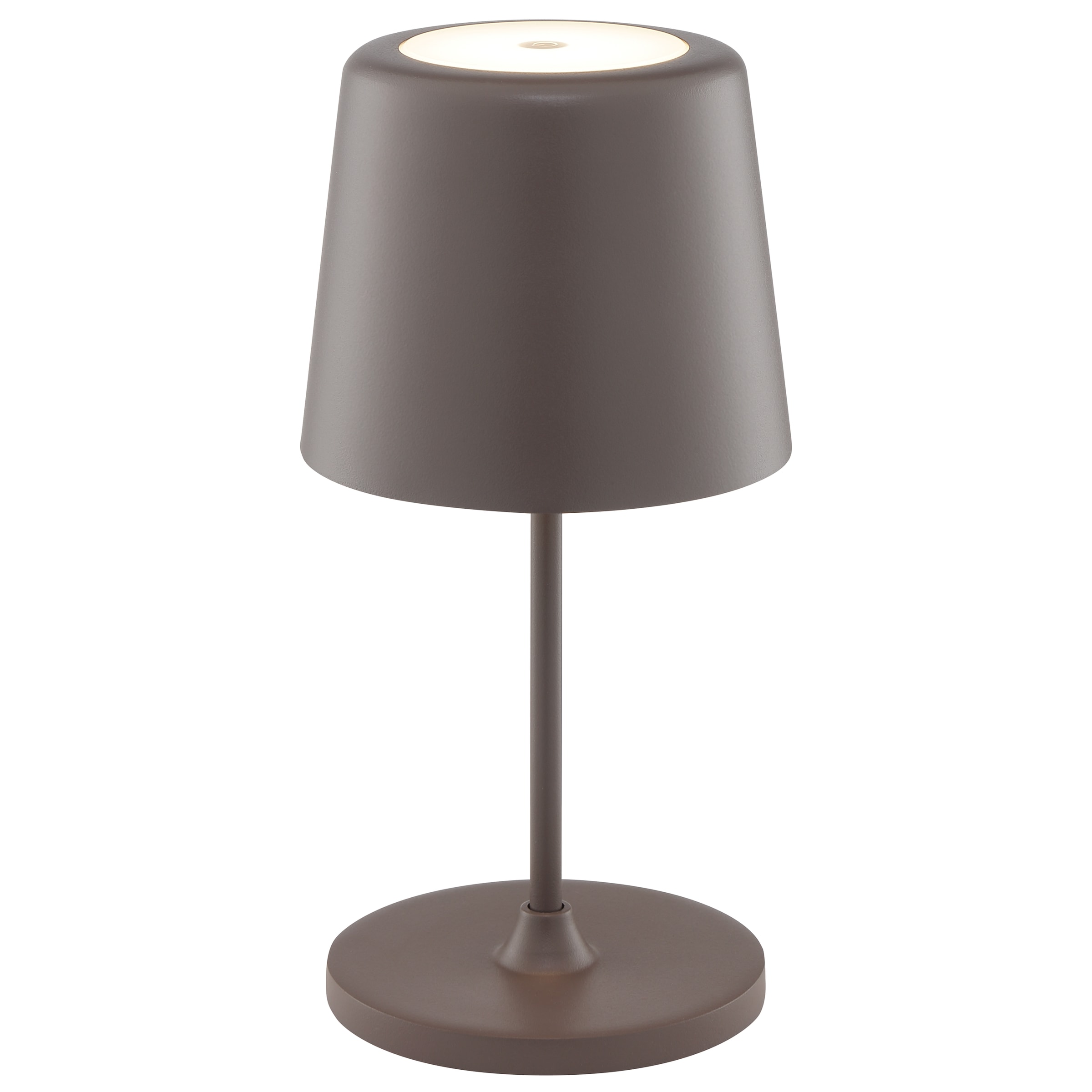 Brilliant LED Tischleuchte »Kaami - mobile LED Außen Akku Tischlampe 2er-Set« LED-Modul 2 Stk. Warmweiß 310 lm, Touchdimmer, USB, Akku, Outdoor, Indoor, Akkuleuchte 37cm hoch