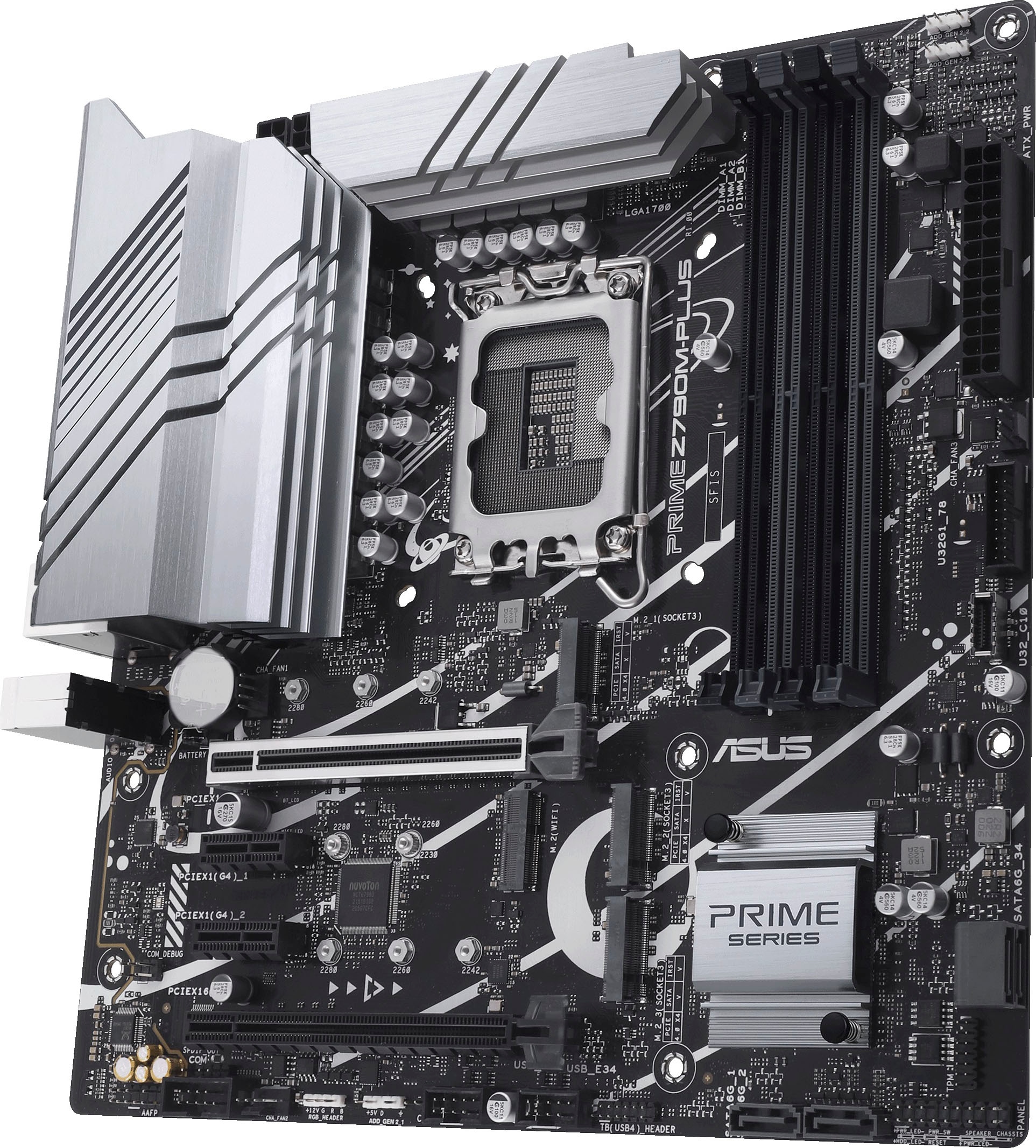 Asus Mainboard »PRIME Z790M-PLUS«, Micro ATX, HDMI, DisplayPort, DDR-5