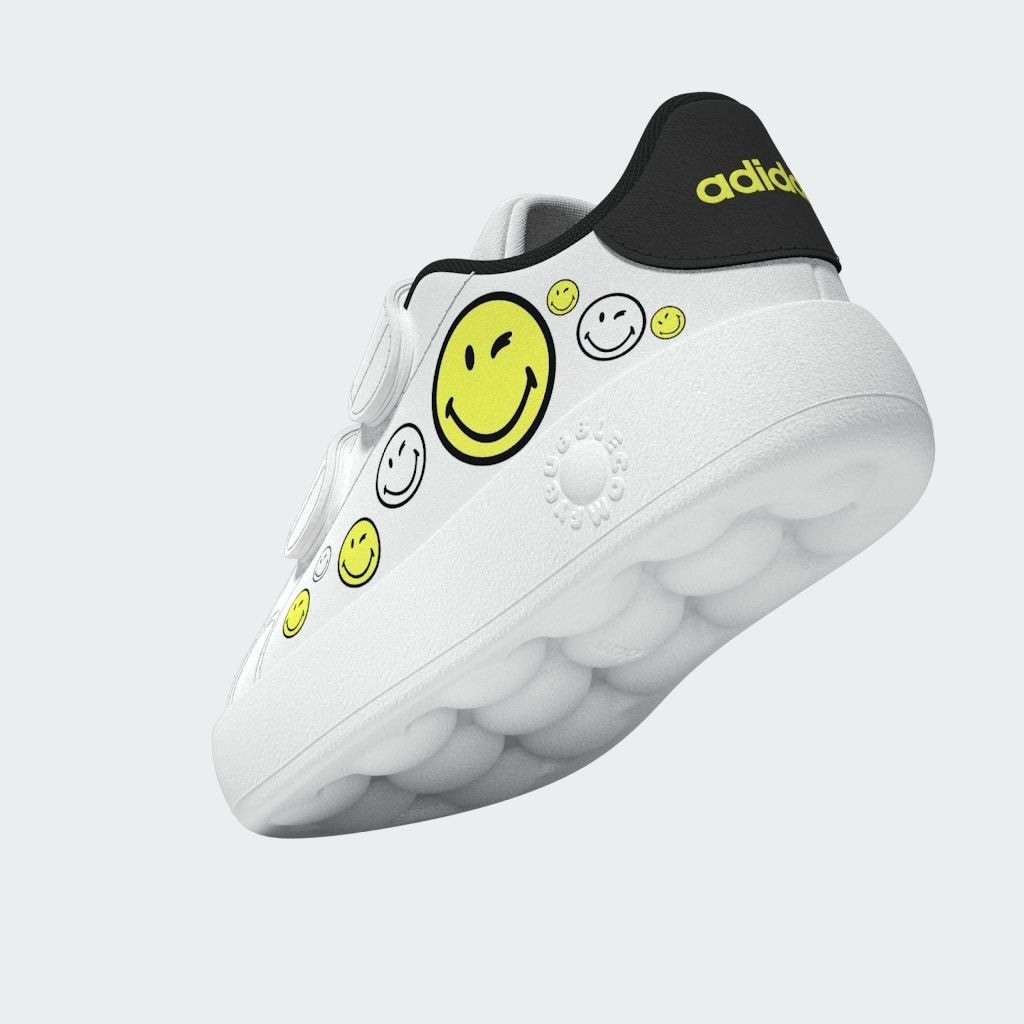 adidas Sportswear Klettschuh »ADIDAS SMILEY ADVANTAGE KIDS«, Design auf den Spuren des adidas Stan Smith, für Kinder