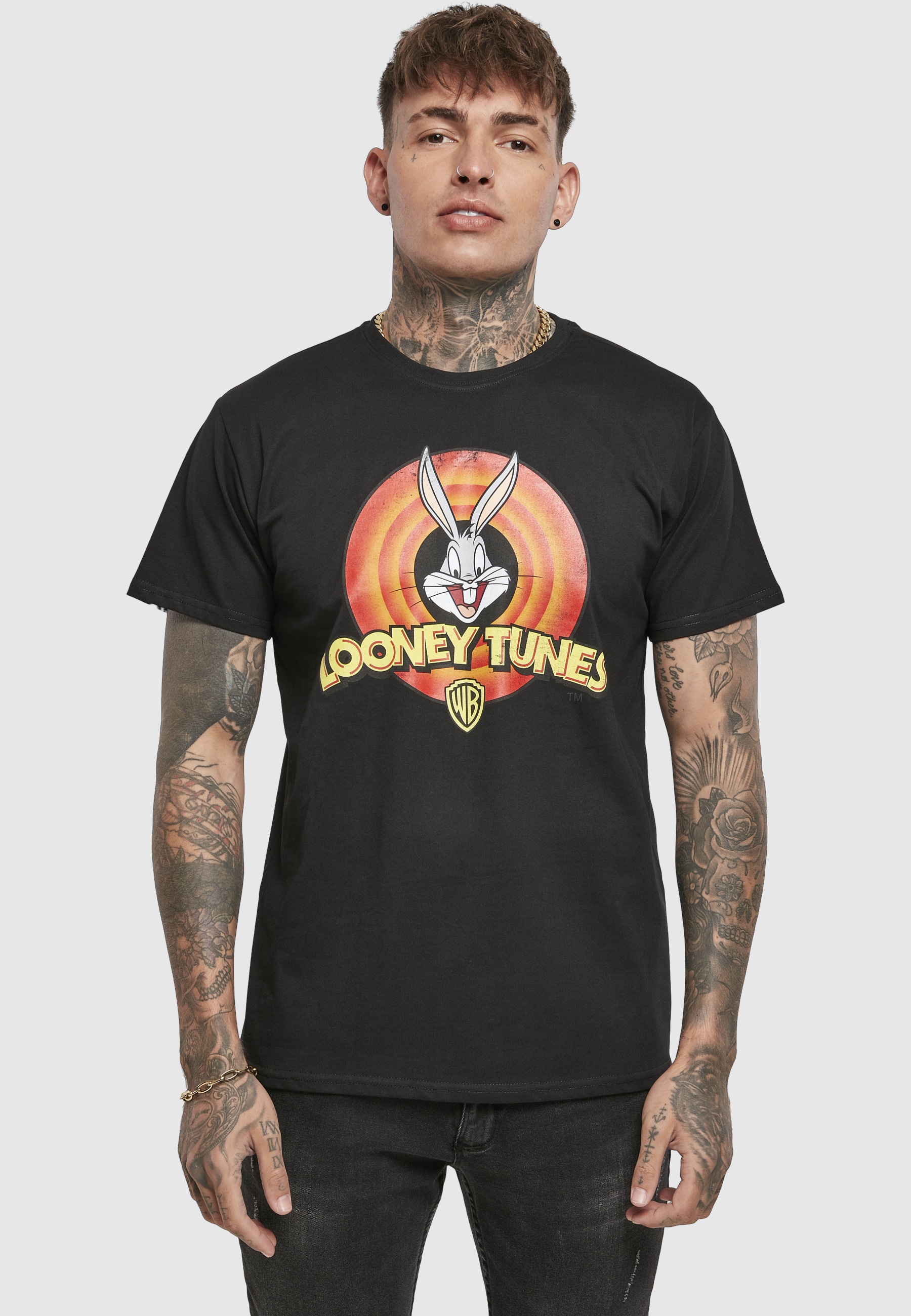 Merchcode T-Shirt »Merchcode Herren Looney Tunes Bugs Bunny Logo Tee« 1 Stk.