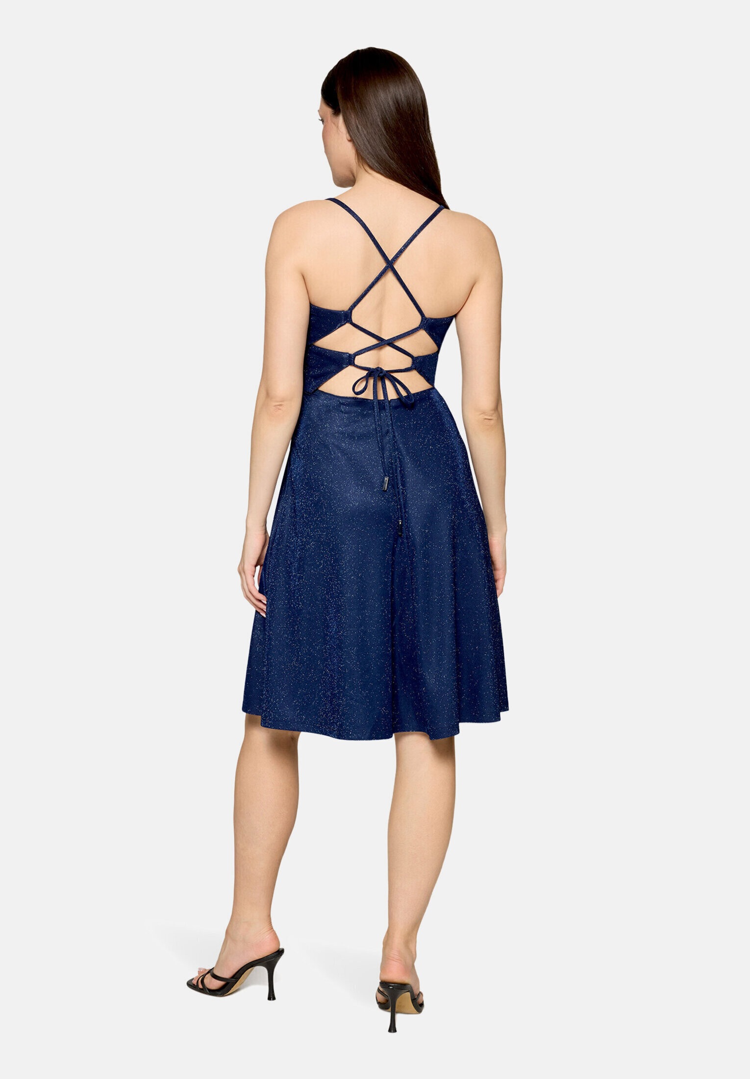 Vera Mont Cocktailkleid »Damen mit Schnürung« Nahttasche
