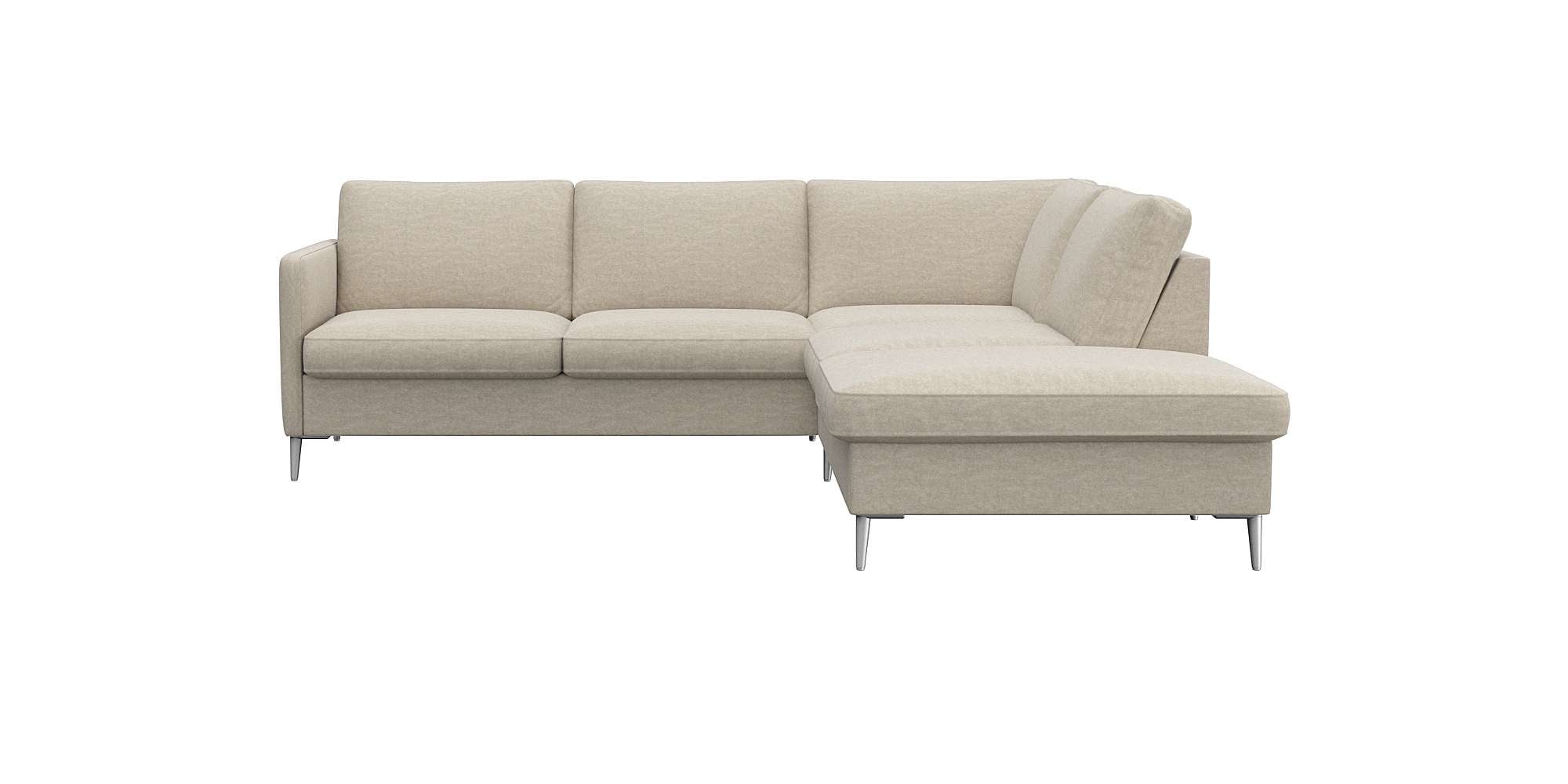 FLEXLUX Ecksofa "Fiore, L-Form, bequem und komfortabel durch hochwertigem S günstig online kaufen