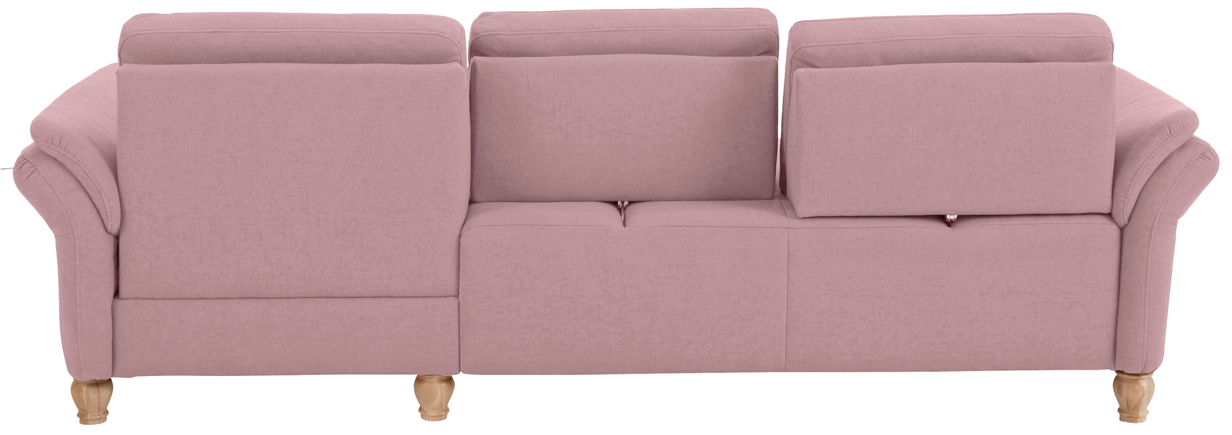 Home affaire Ecksofa »Palace L-Form«, incl. Sitztiefenverstellung, wahlweise mit Bettfunktion und Stauraum