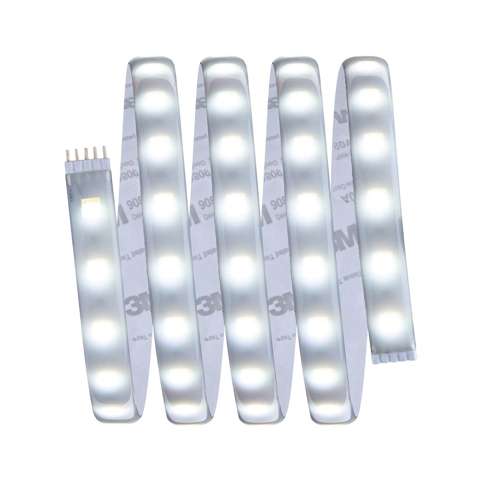 Paulmann LED-Streifen »MaxLED 500 Basisset 1,5m 10W 230/24V 20VA Silber Kunststoff«, 1 St.-flammig, IP44 Cover 2700K-6500K TunableWhite