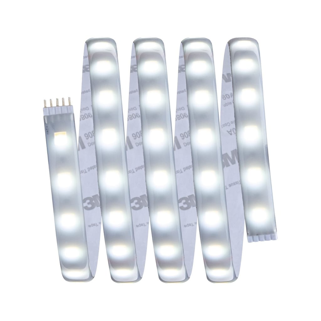 Paulmann LED-Streifen »MaxLED 500 Basisset 1,5m 10W 230/24V 20VA Silber Kunststoff«, 1 St.-flammig